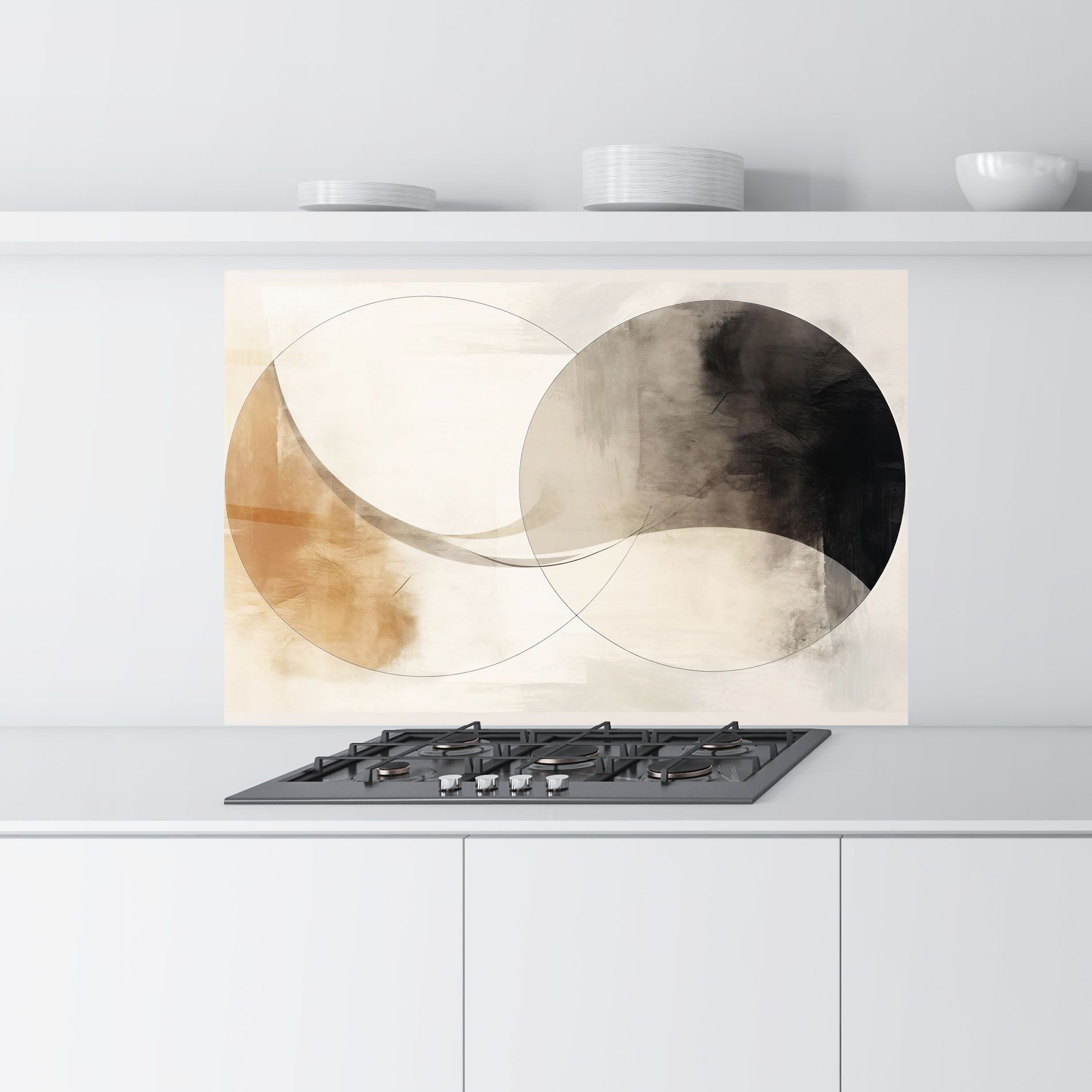 Abstract Circle Painting mockup 9