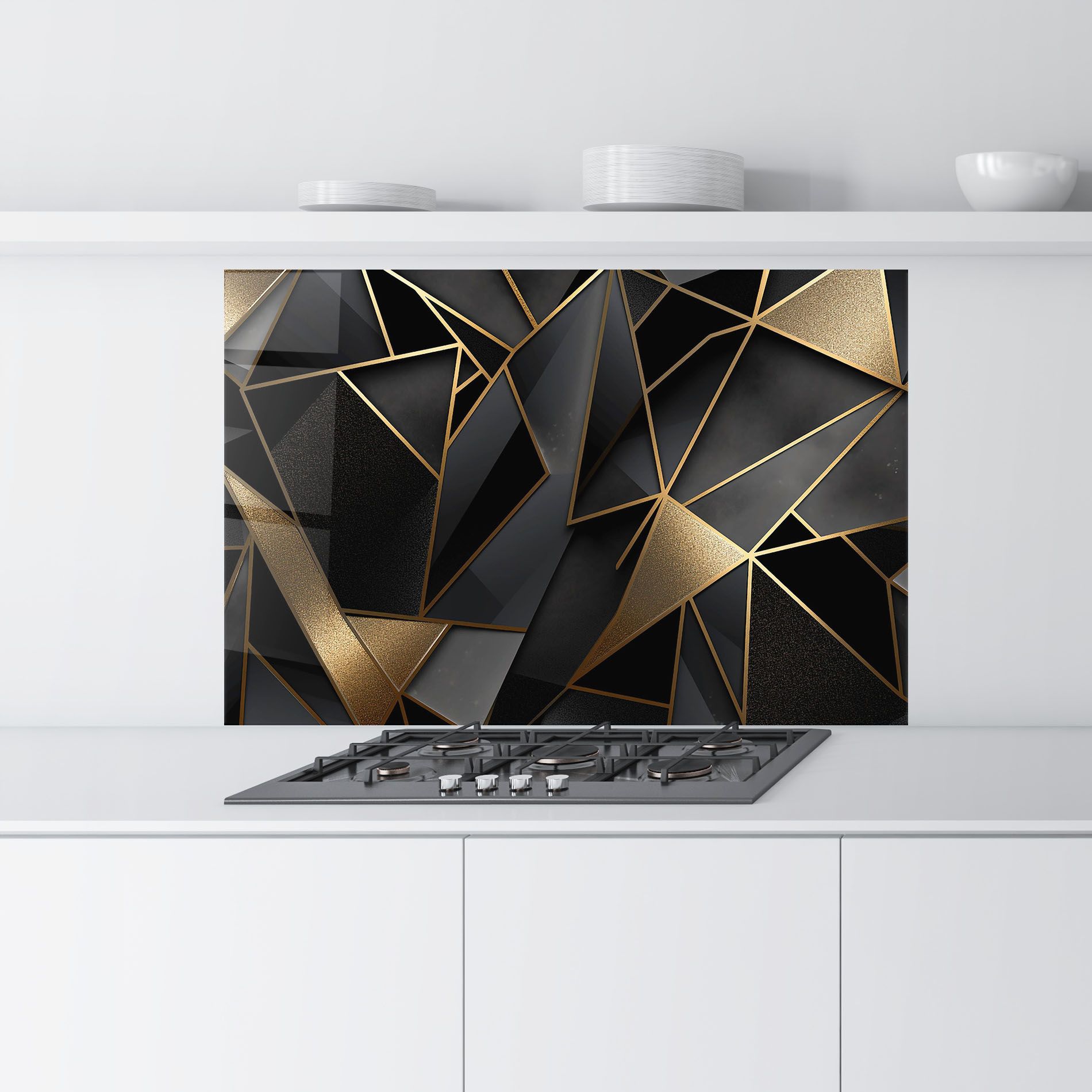 Abstract Golden Art mockup 9
