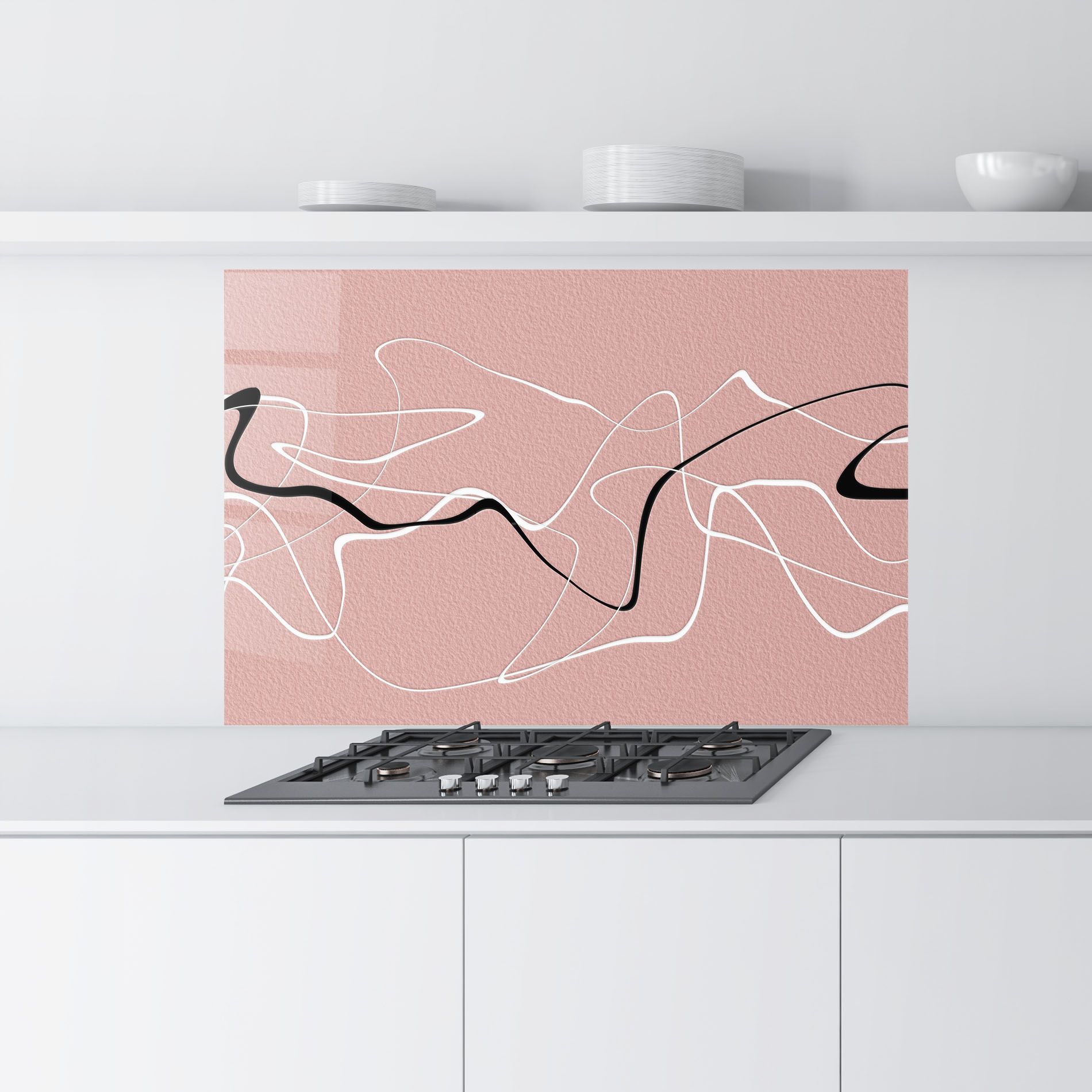 Abstract Pink Painting mockup 9