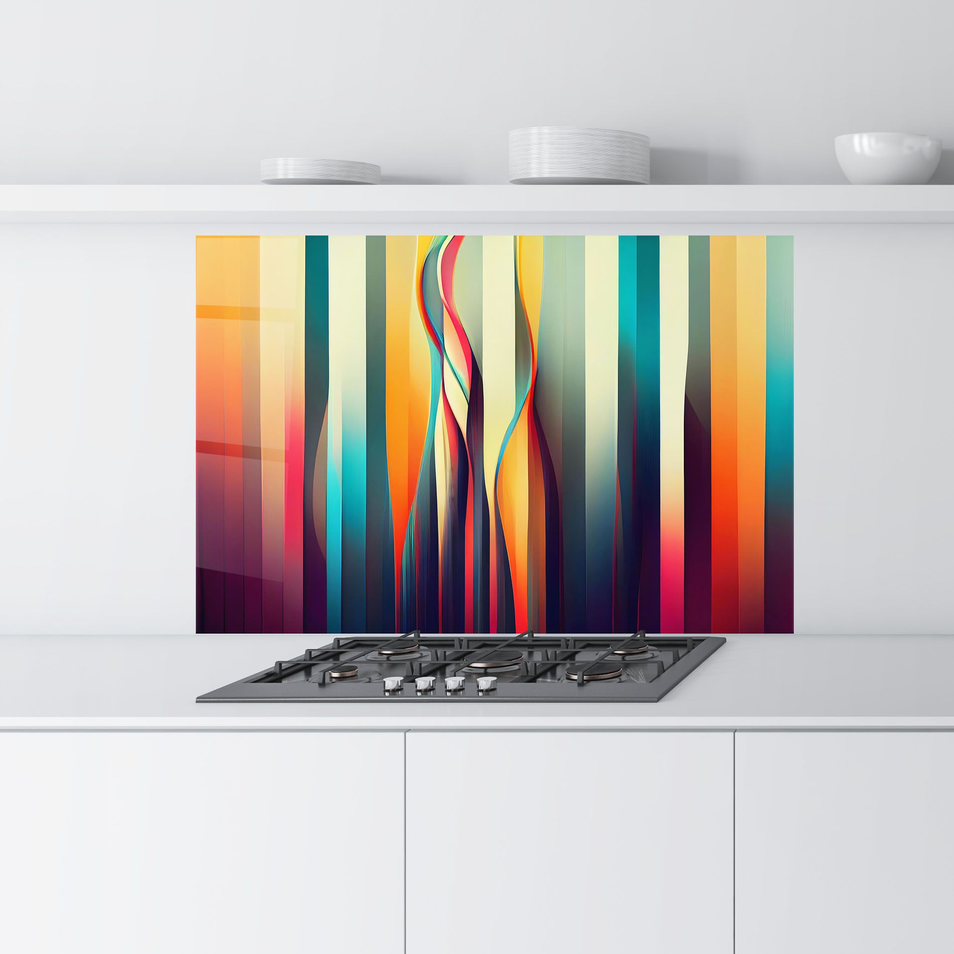 Colorful Geometric Background mockup 9