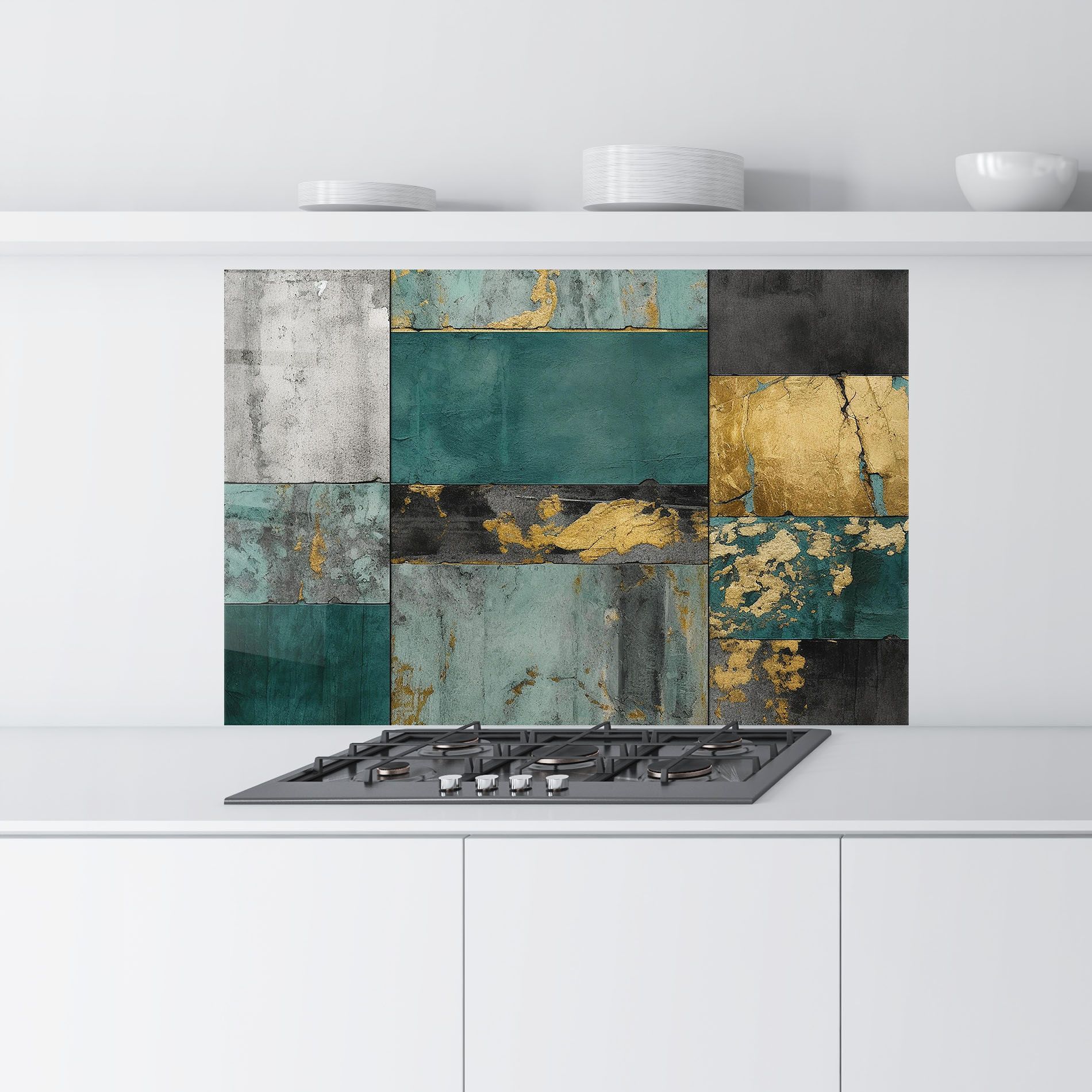 Golden Green Painting mockup 9