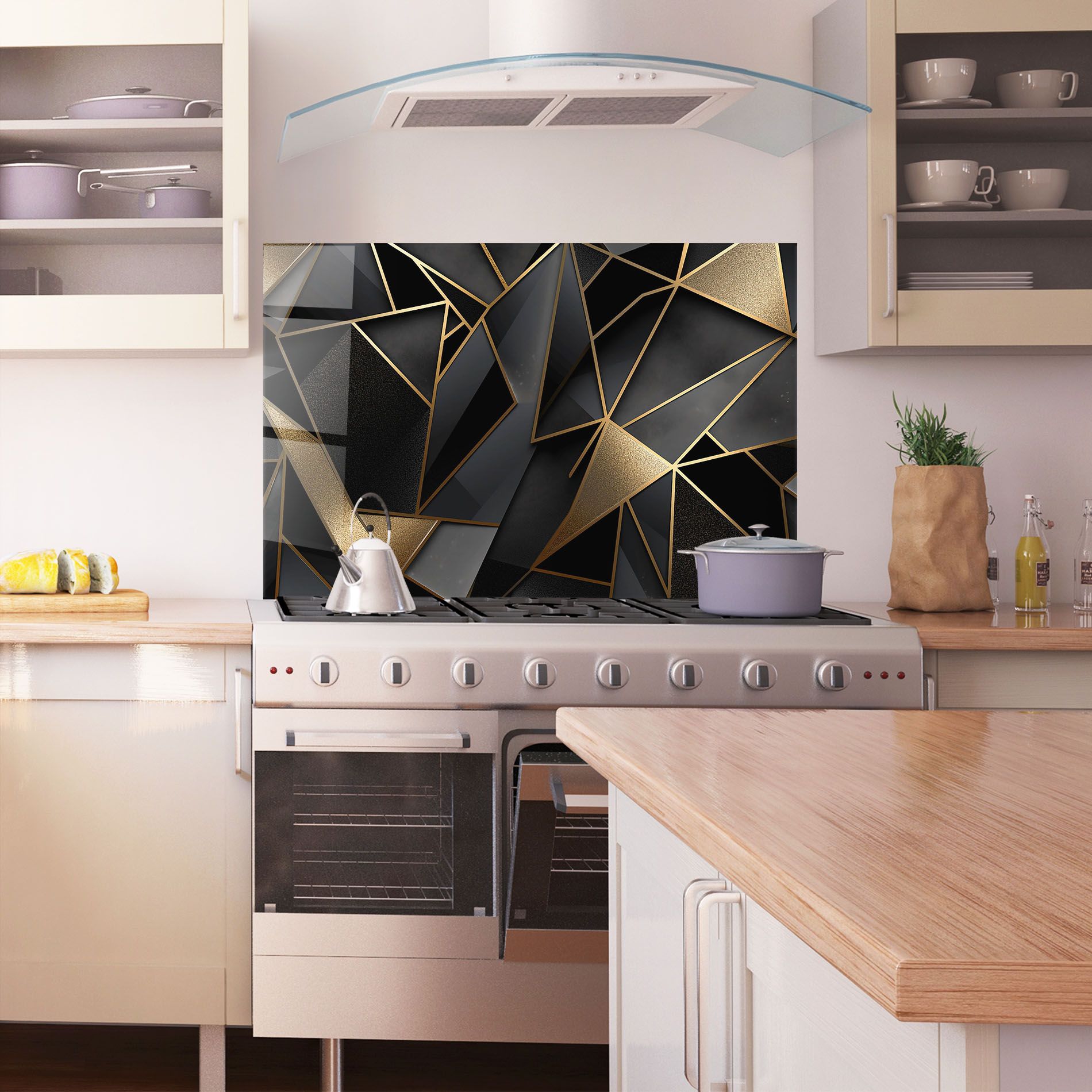 Abstract Golden Art mockup 1