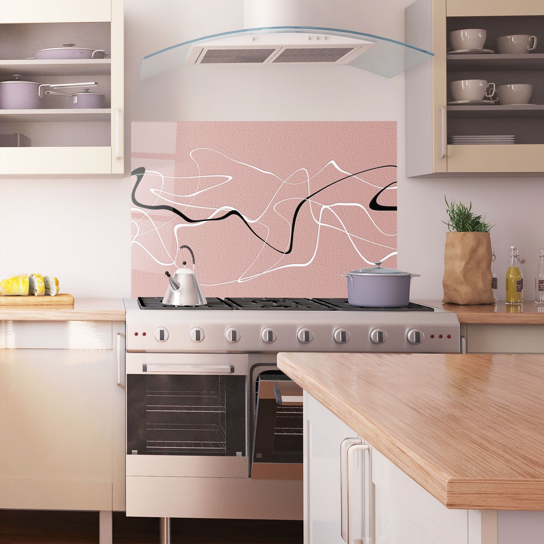 Abstract Pink Painting mockup 1