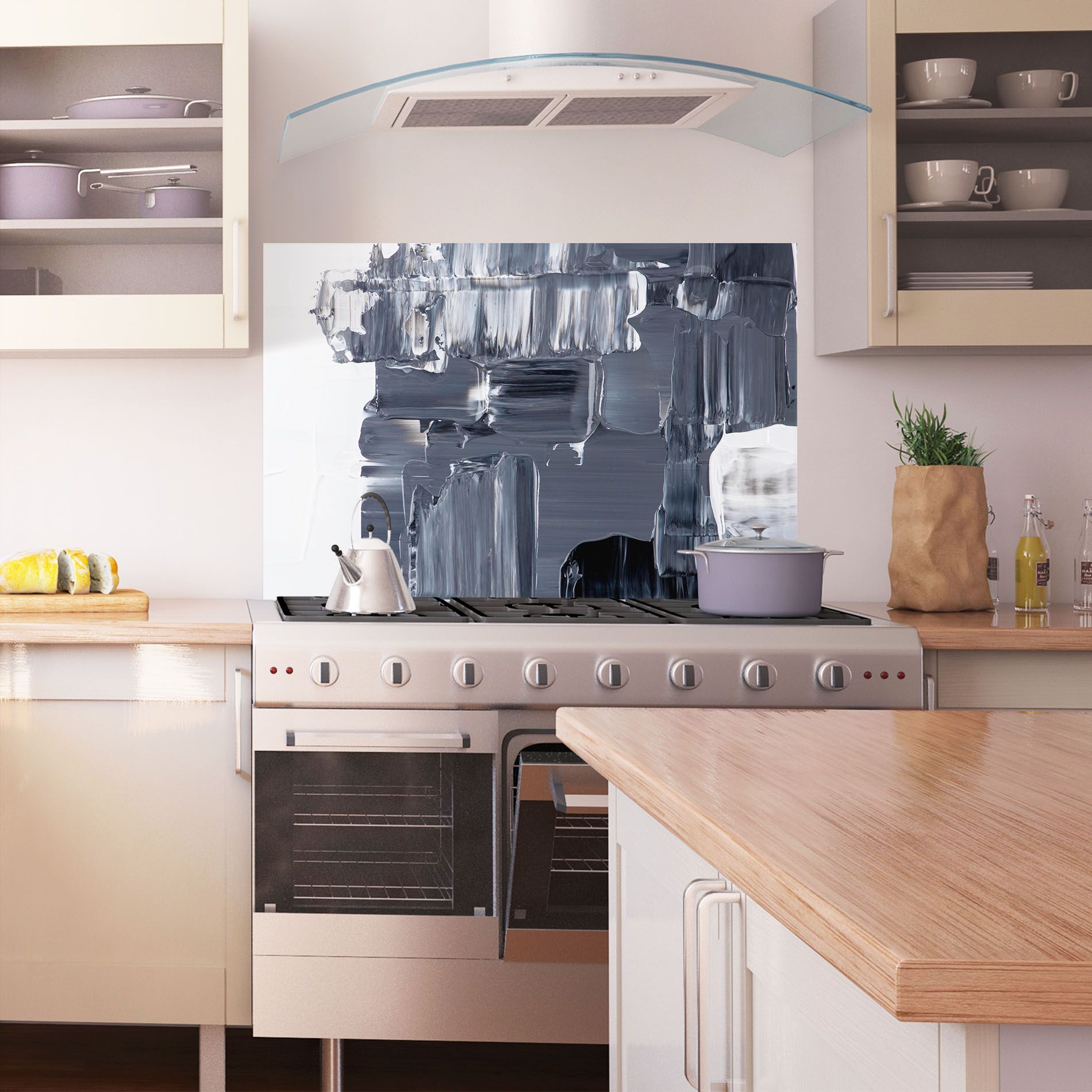 Black Acrylic Painting mockup 1