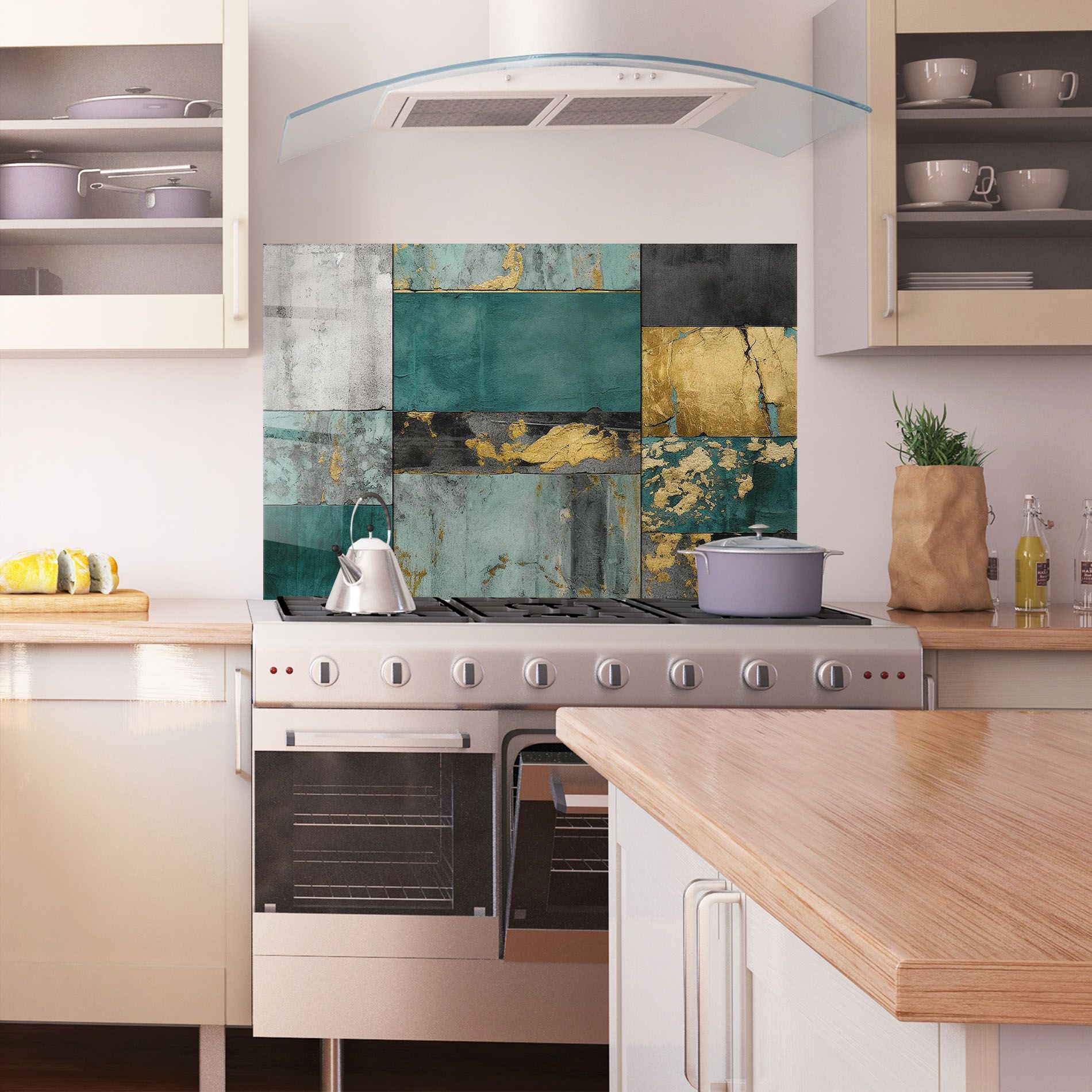 Golden Green Painting mockup 1