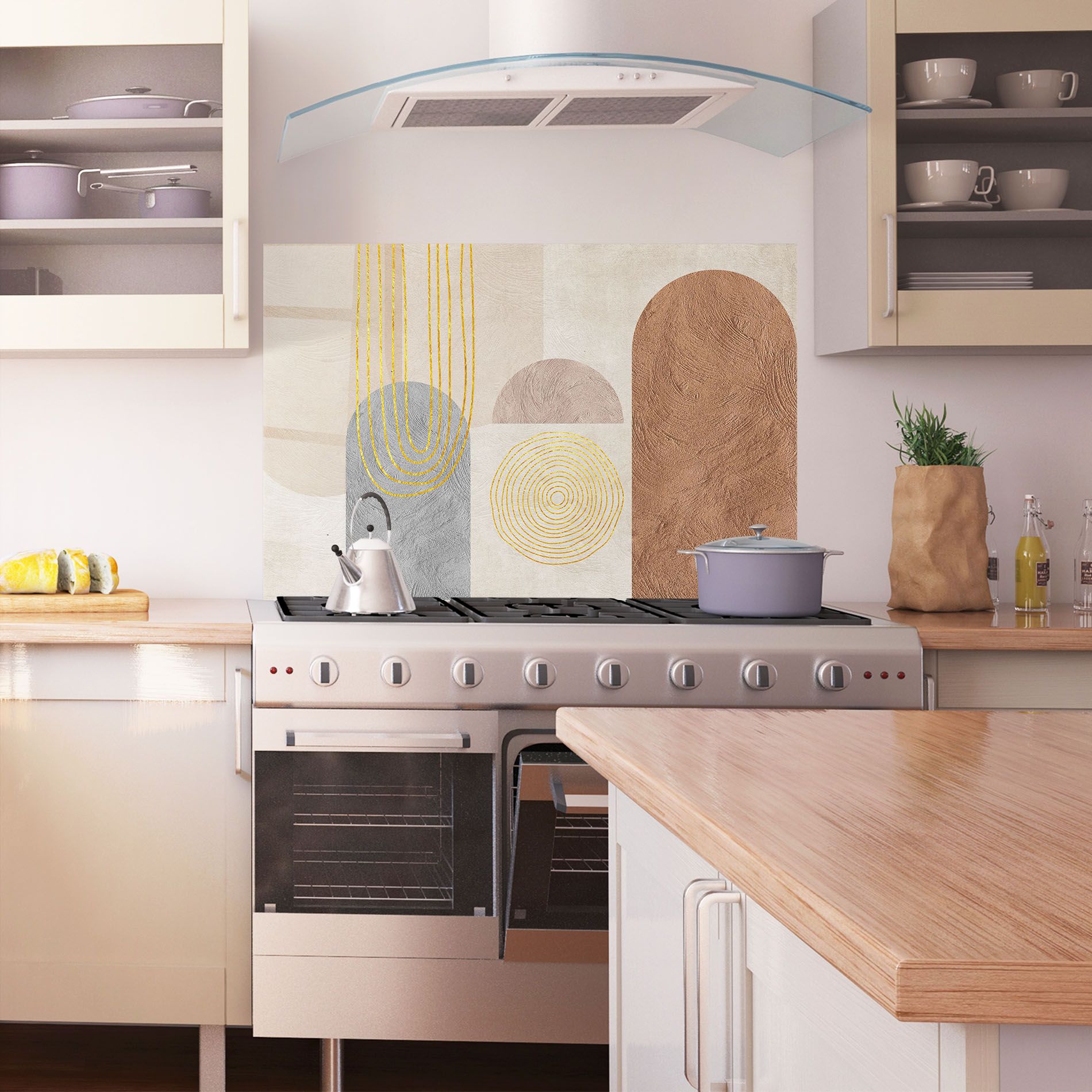 Gray Orange Painting mockup 1