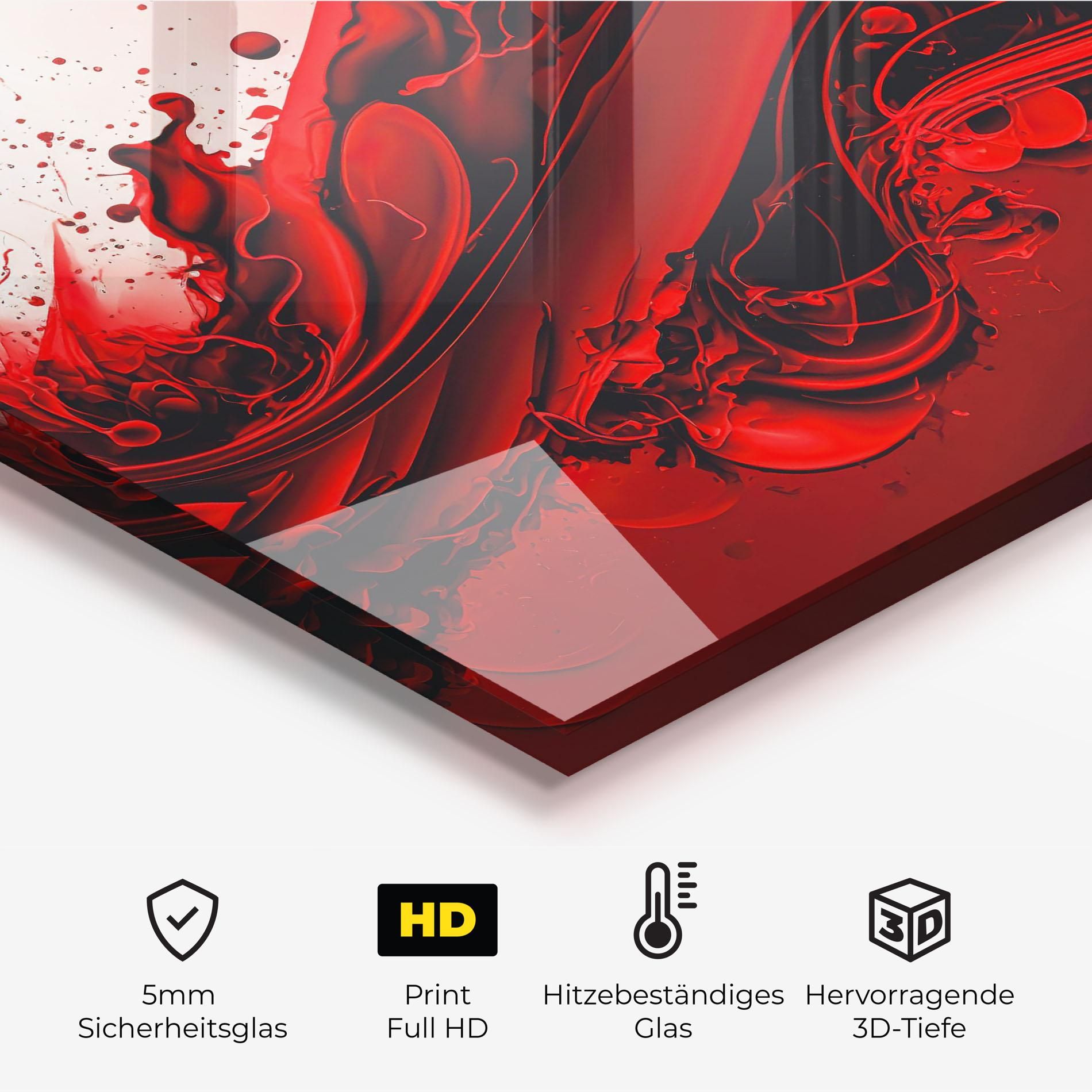 Smooth Red Color mockup 2