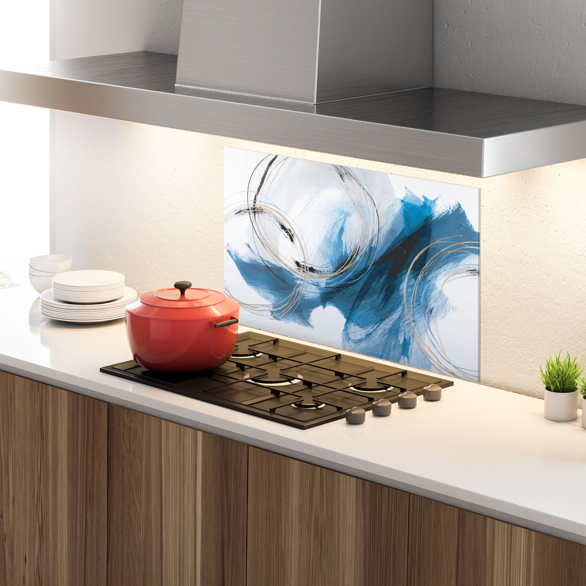 Beautiful Abstract Painting mockup 4