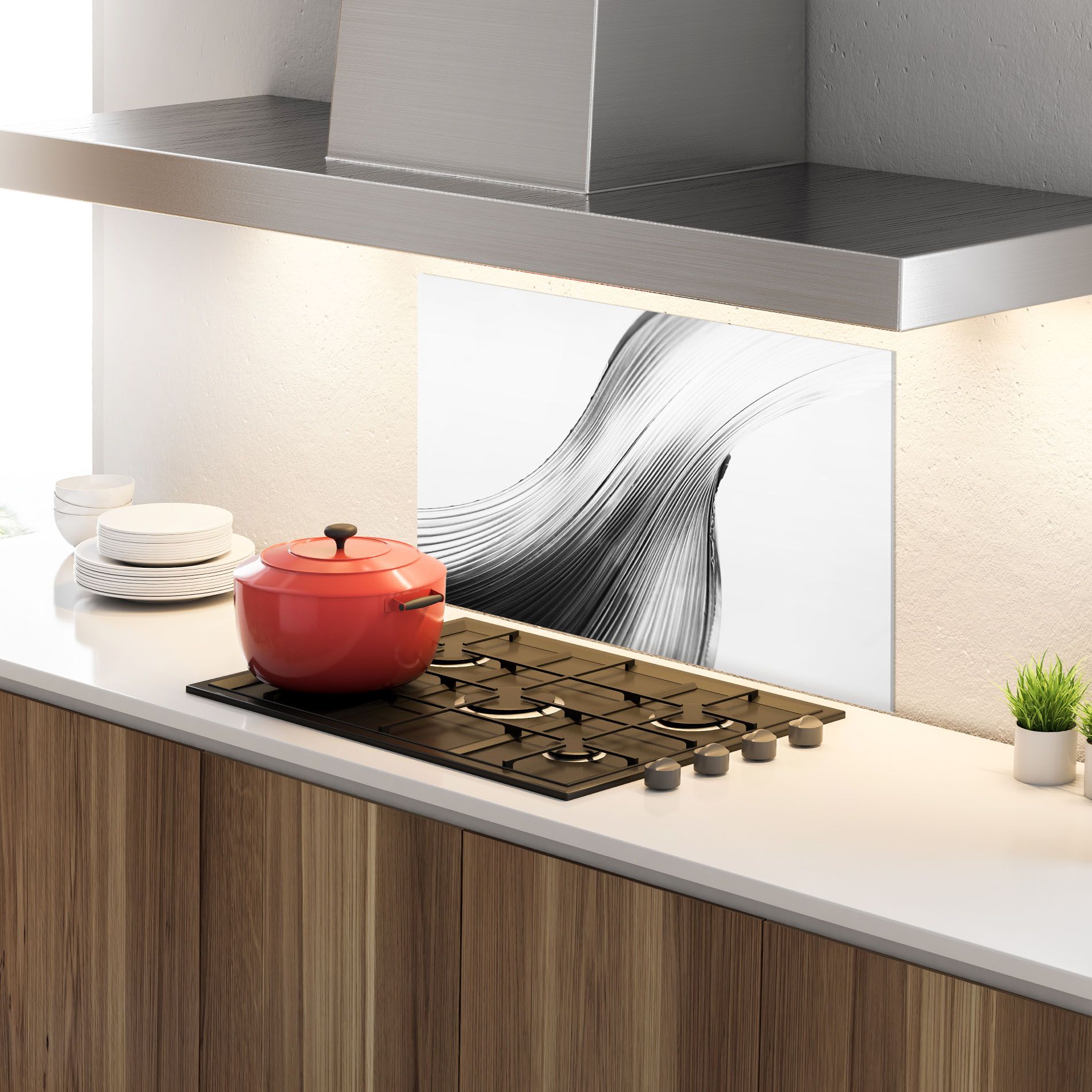 Monochrome Wave mockup 4