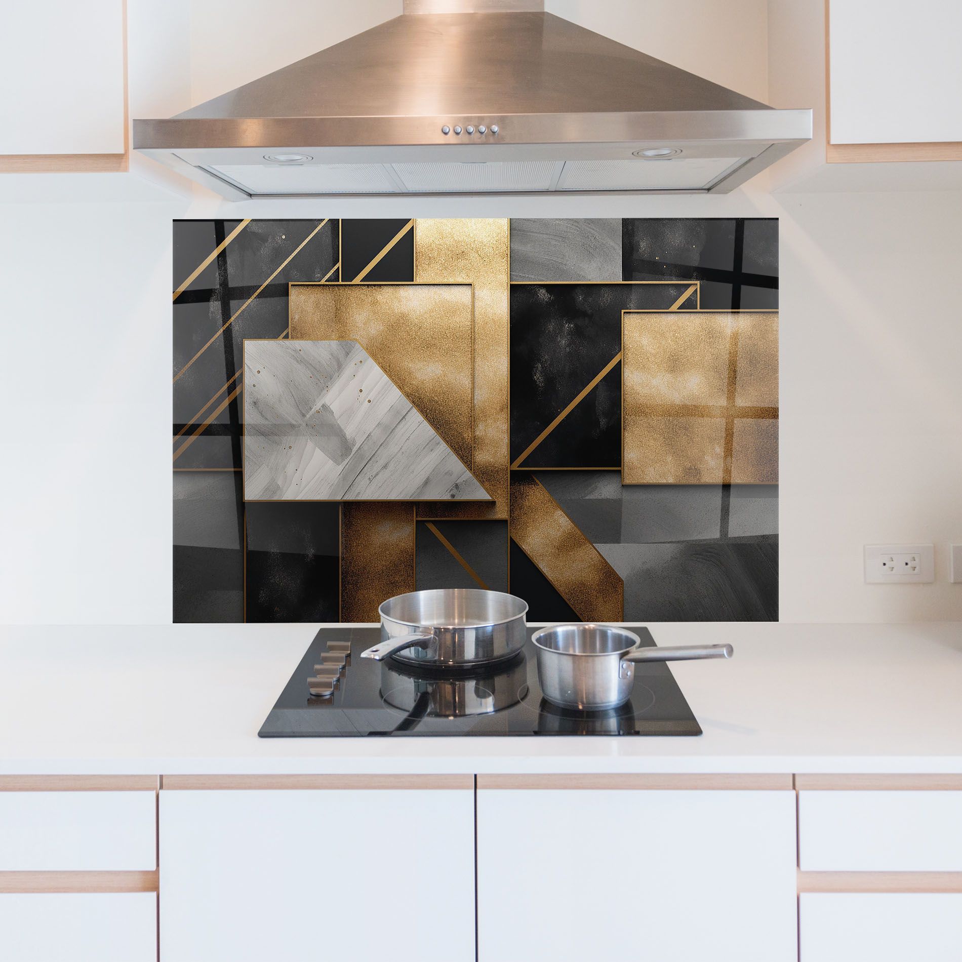 Abstract Gold Square mockup 5