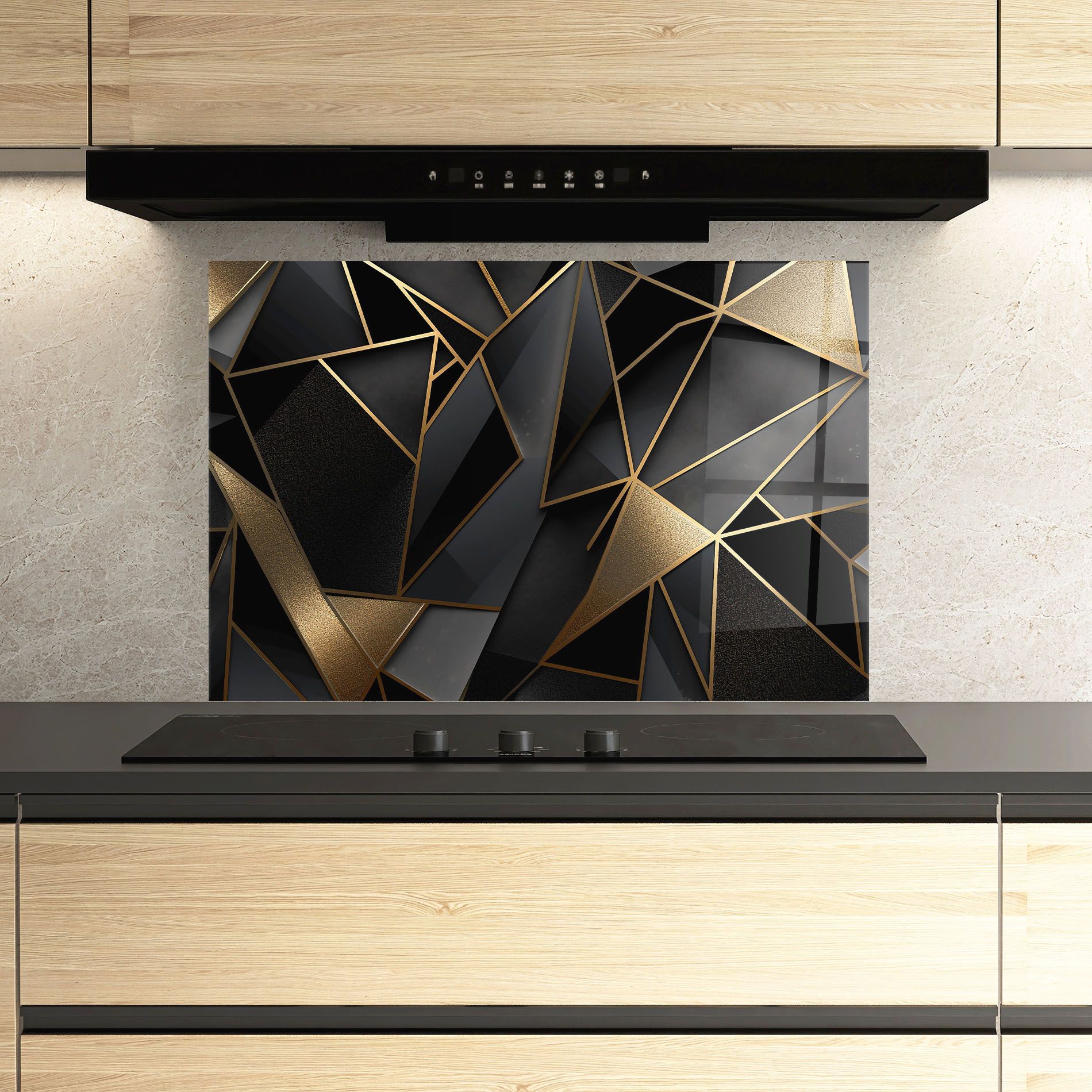 Abstract Golden Art mockup 3