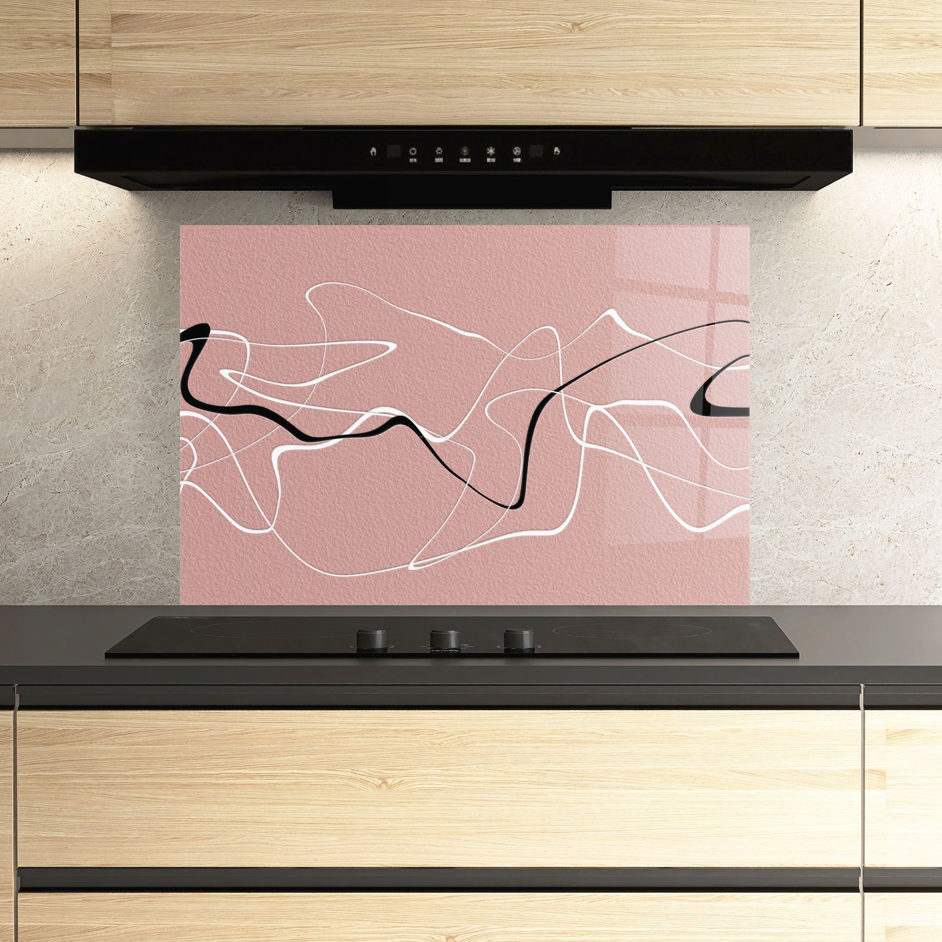 Abstract Pink Painting mockup 3