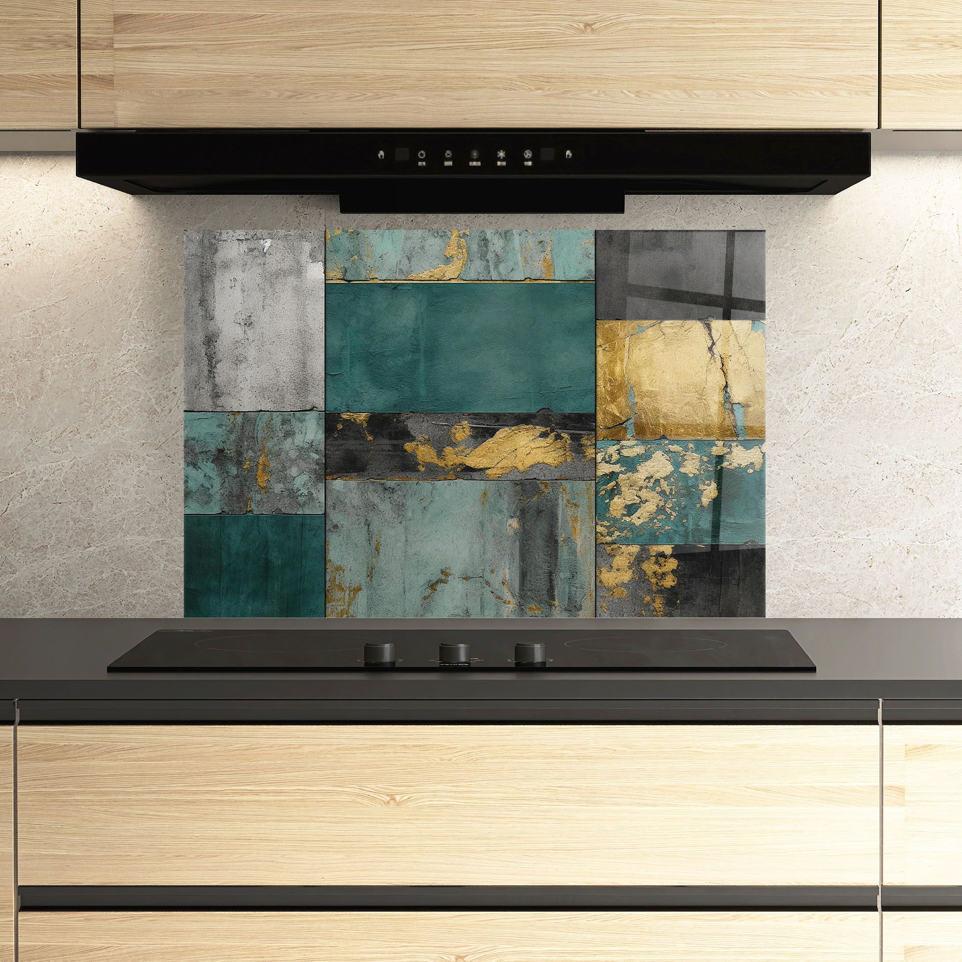 Golden Green Painting mockup 3