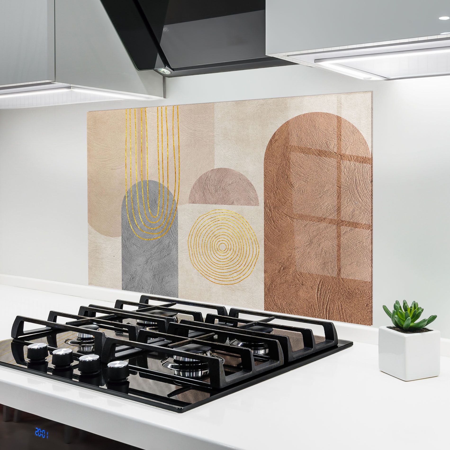 Gray Orange Painting mockup 6