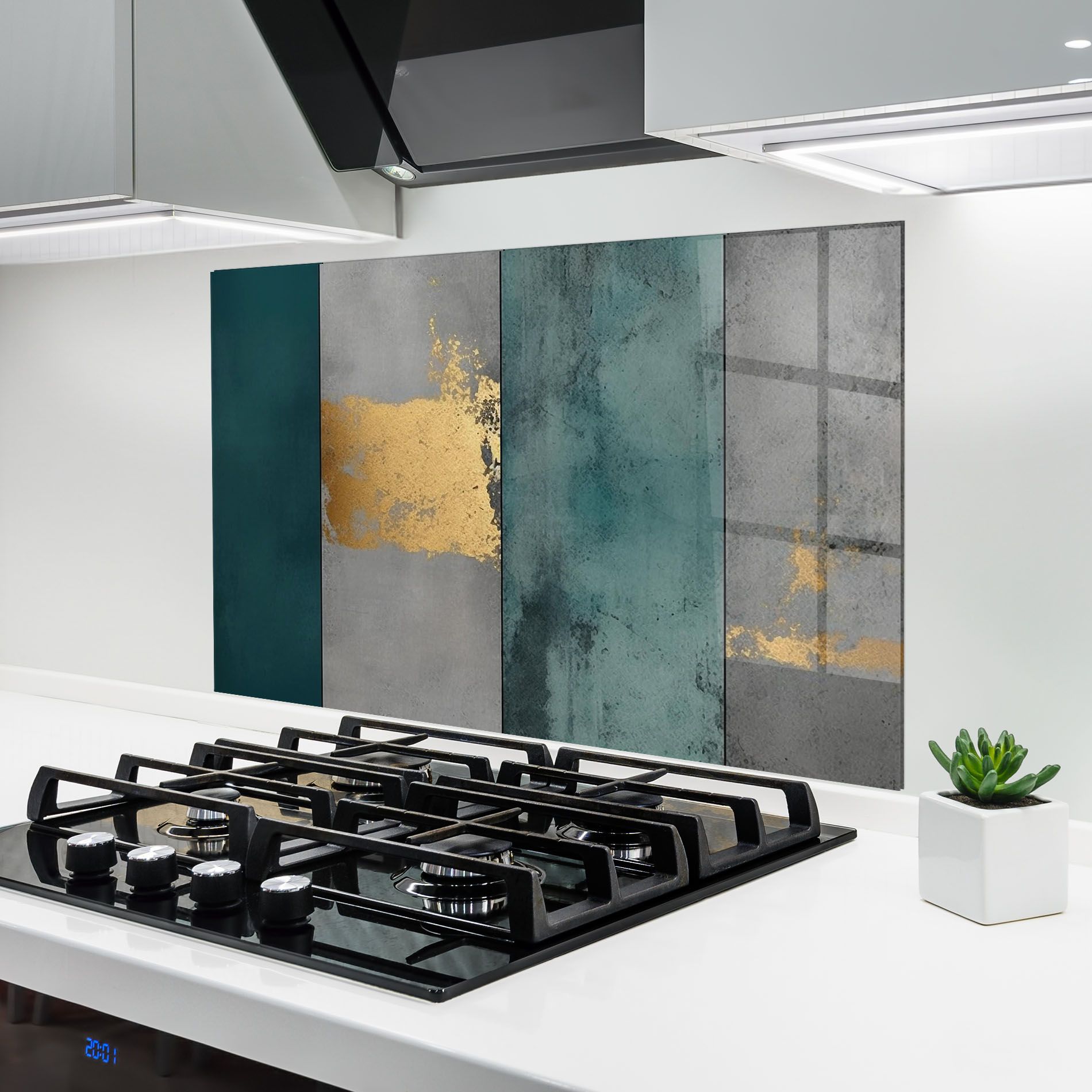 Green Colors With Gold mockup 6