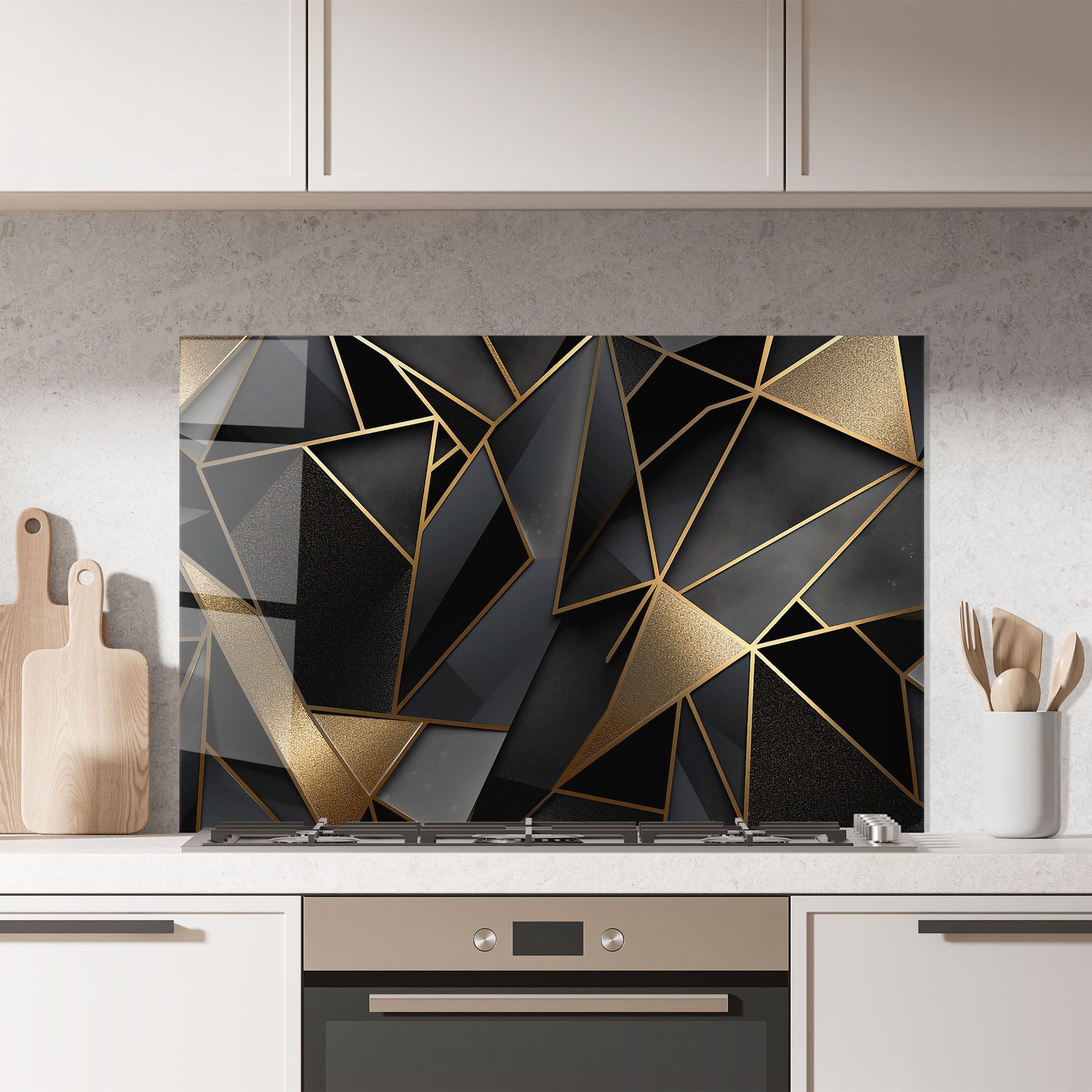 Abstract Golden Art mockup 7