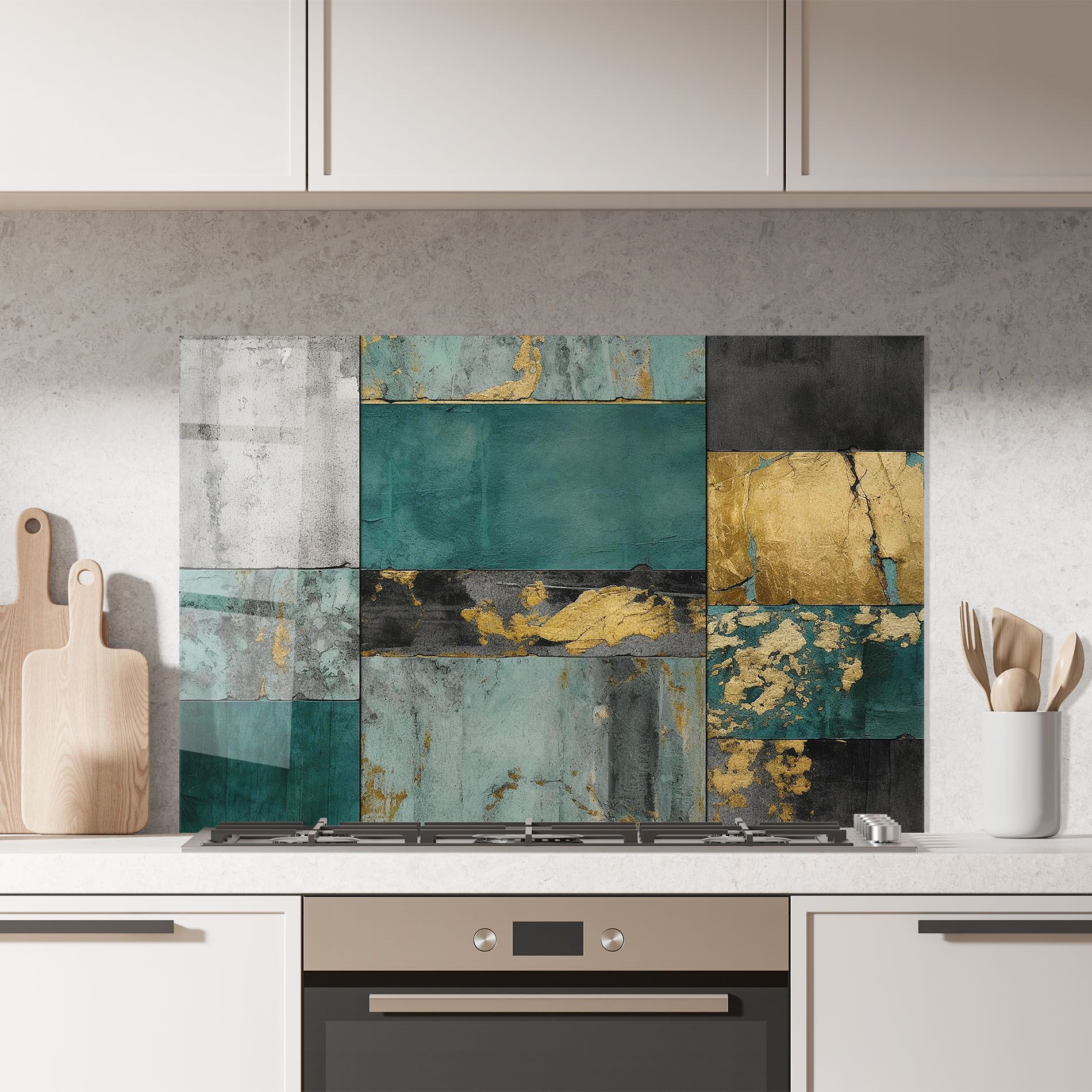 Golden Green Painting mockup 7