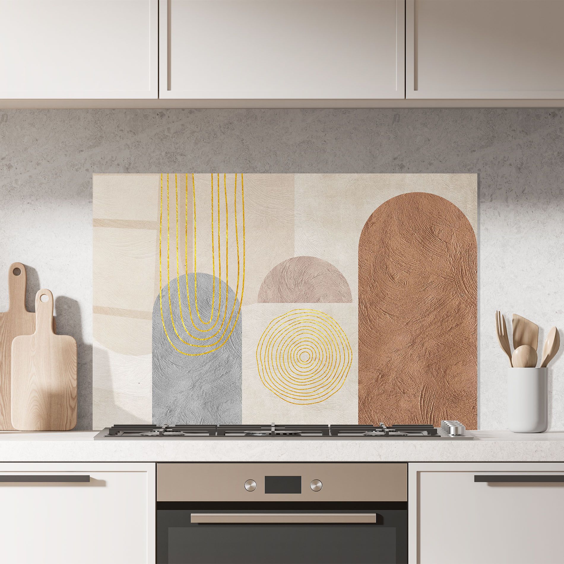 Gray Orange Painting mockup 7