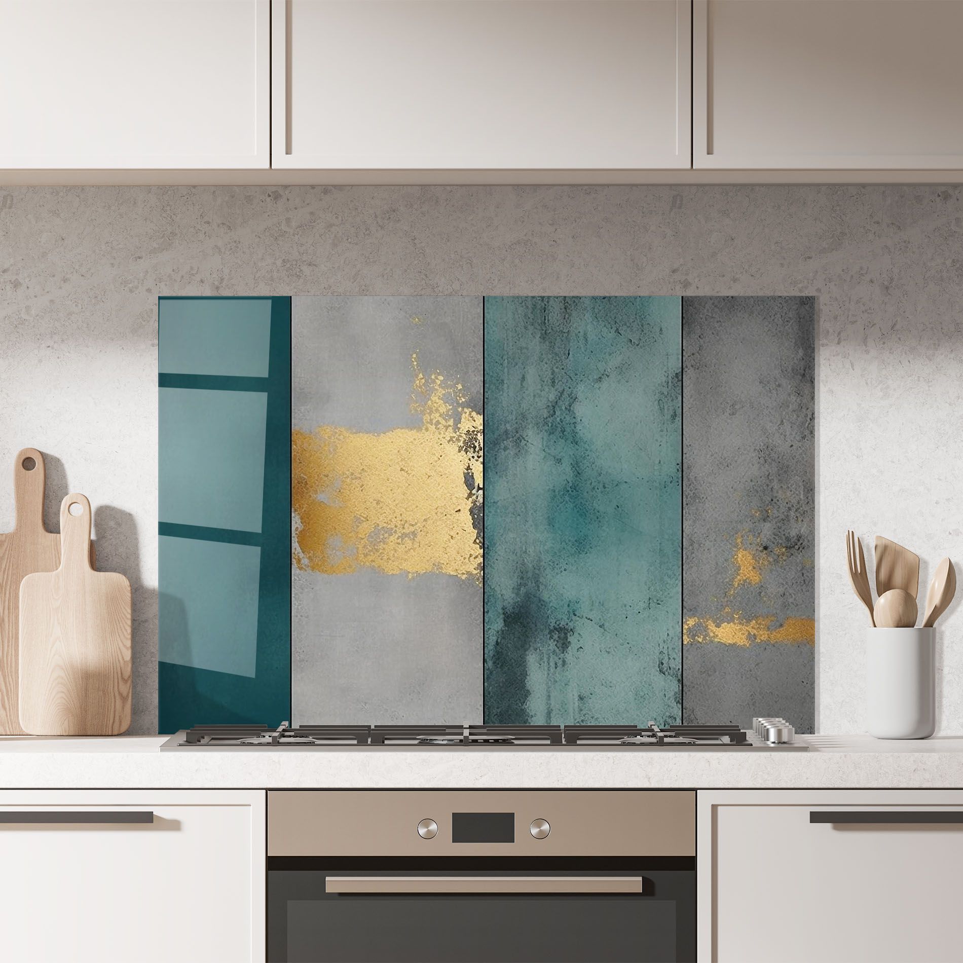 Green Colors With Gold mockup 7