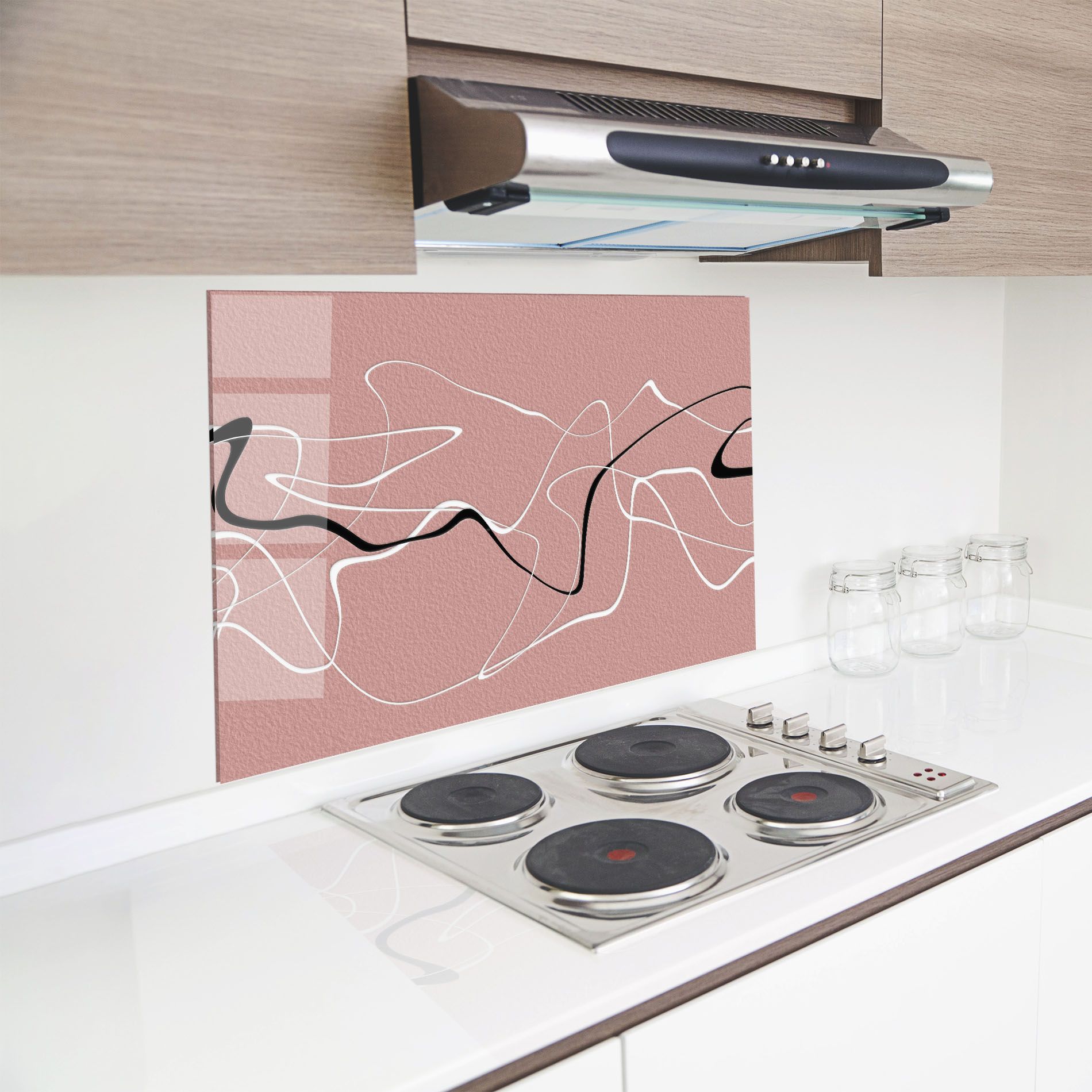 Abstract Pink Painting mockup 8