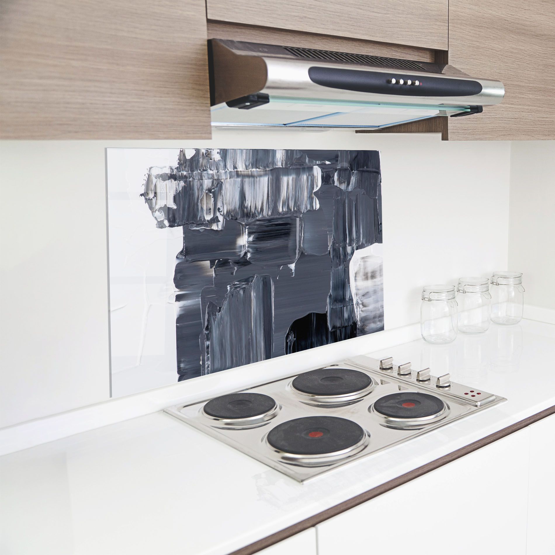 Black Acrylic Painting mockup 8