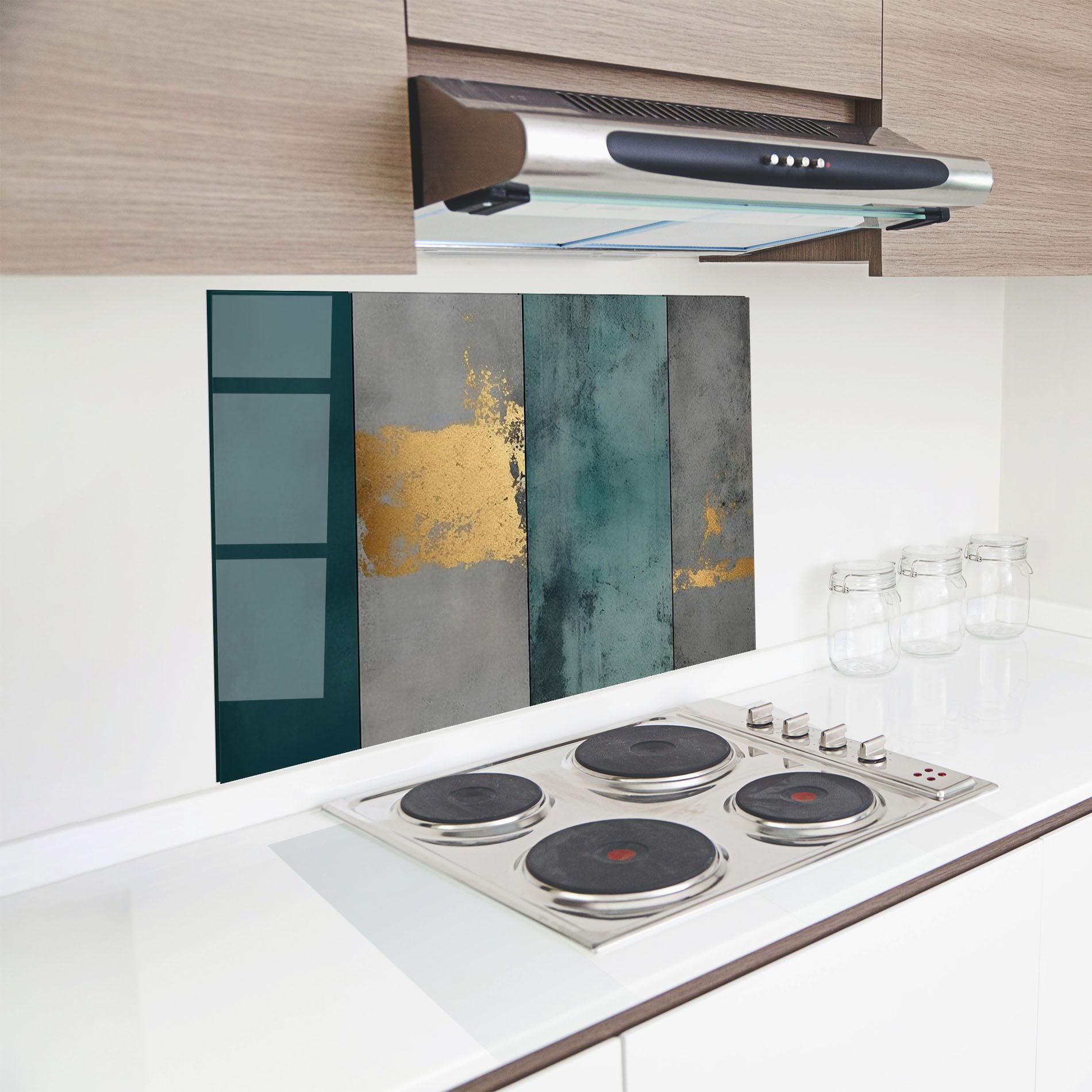 Green Colors With Gold mockup 8