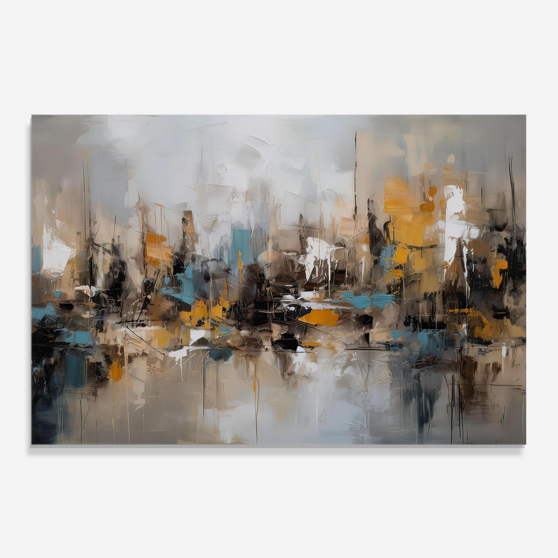 Küchenrückwand Glas Abstract Los Angeles mockup 0