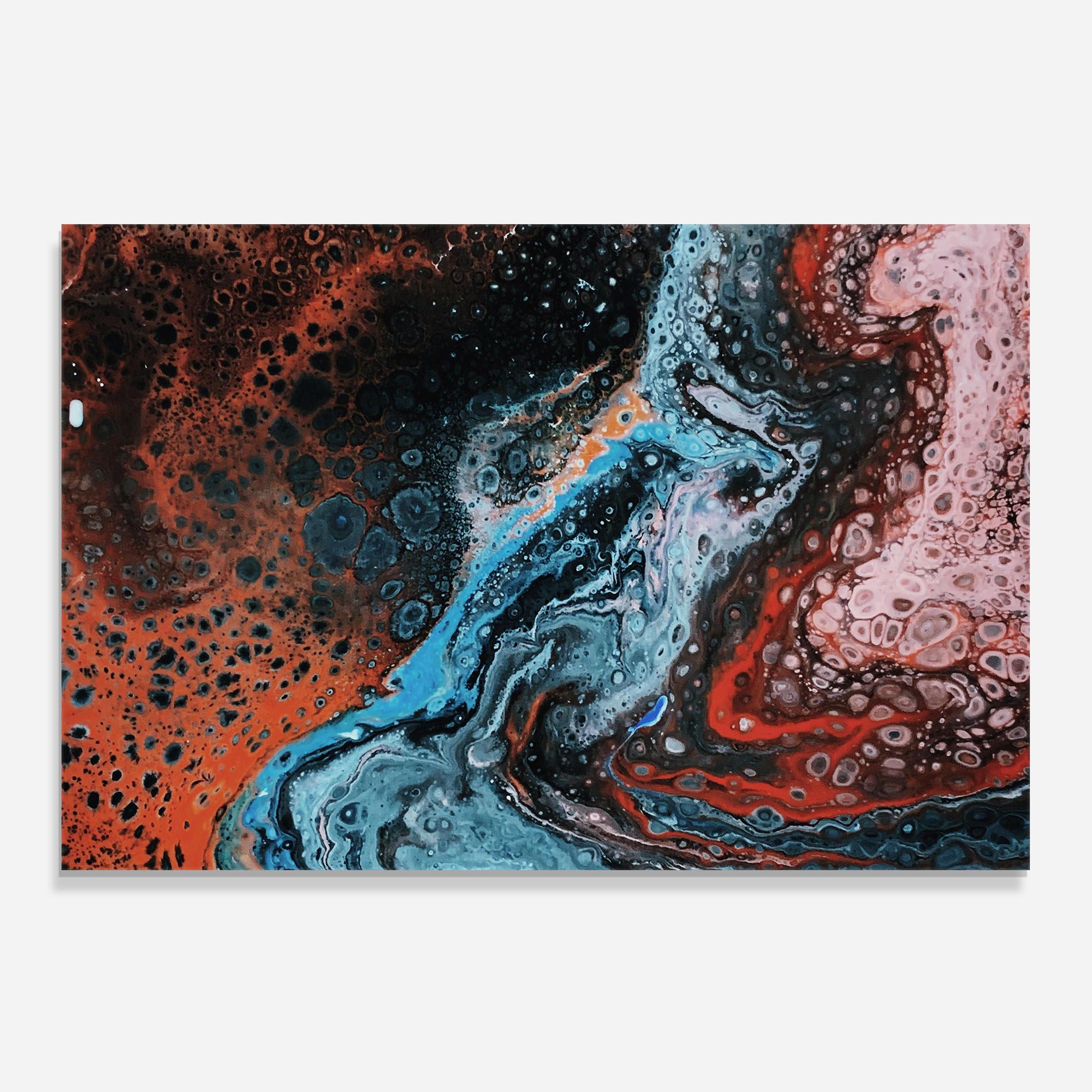 Abstract Turqoise Colors mockup 0