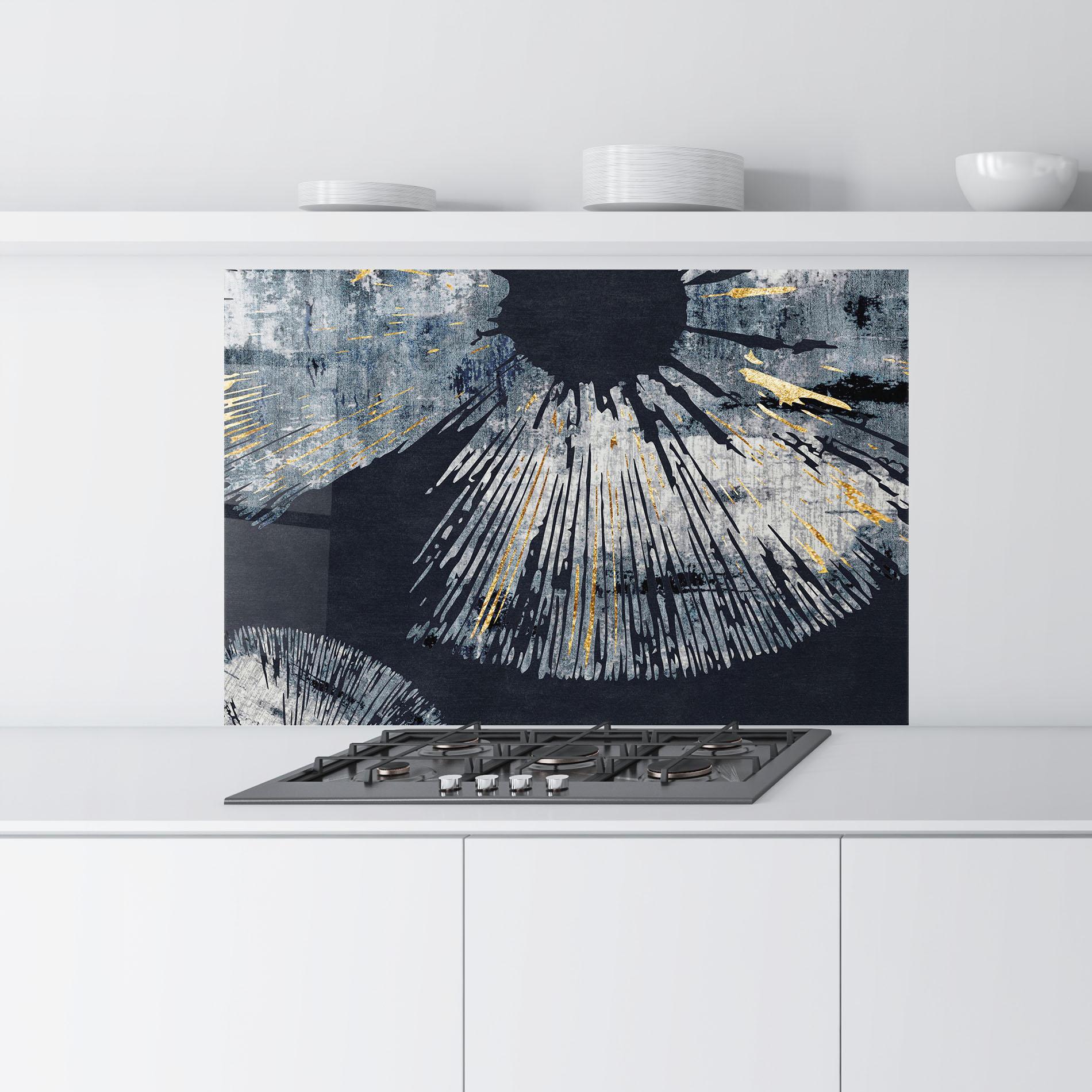 Küchenrückwand Glas Abstract Eye mockup 9