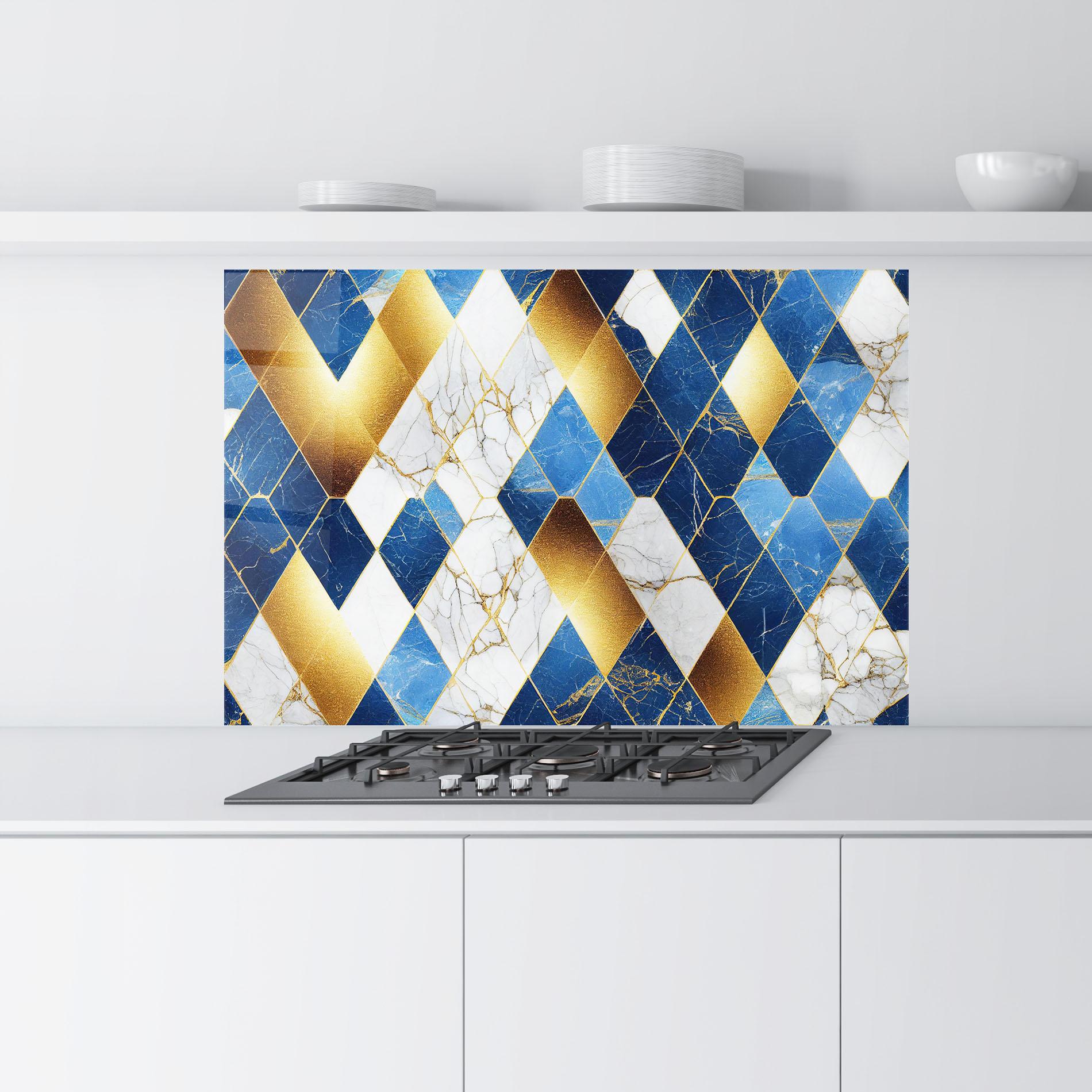 Küchenrückwand Glas Abstract Stone Texture mockup 9