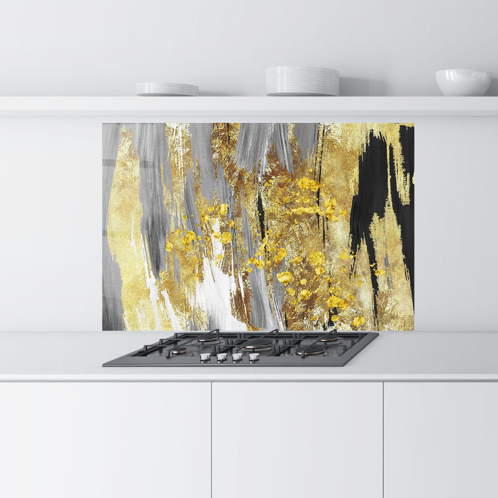 Golden Grfey Lines mockup 9