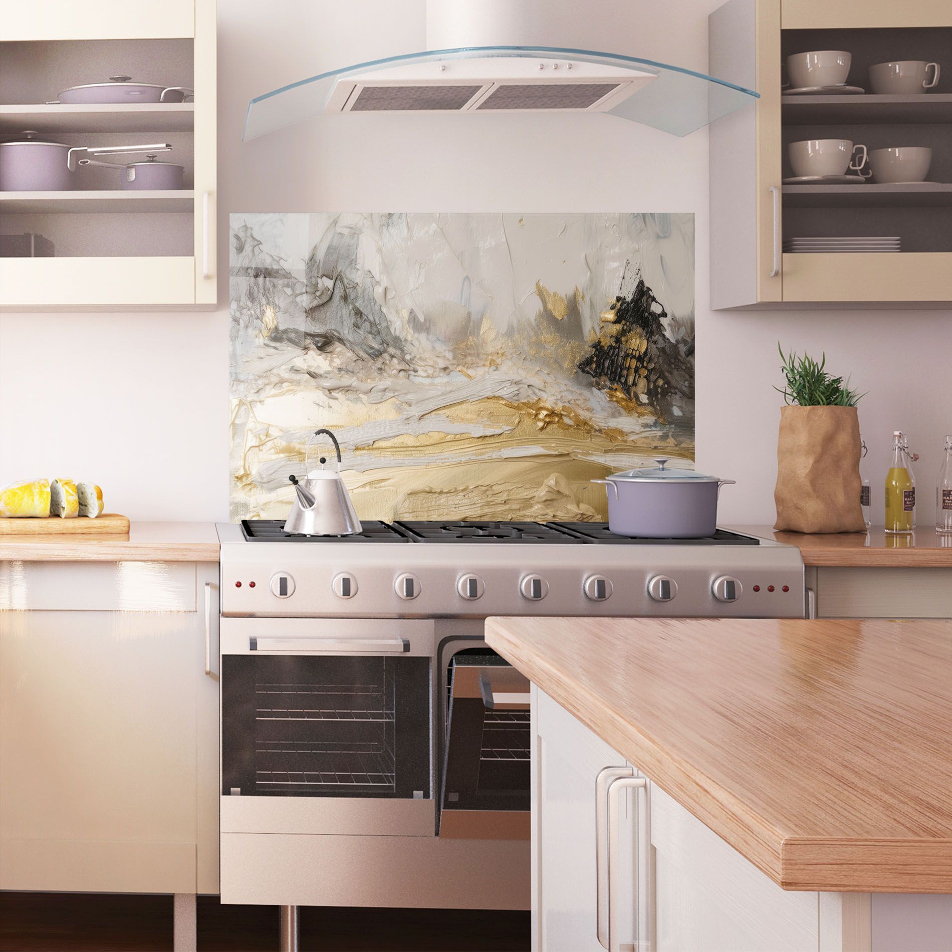 Abstract White Waves mockup 1