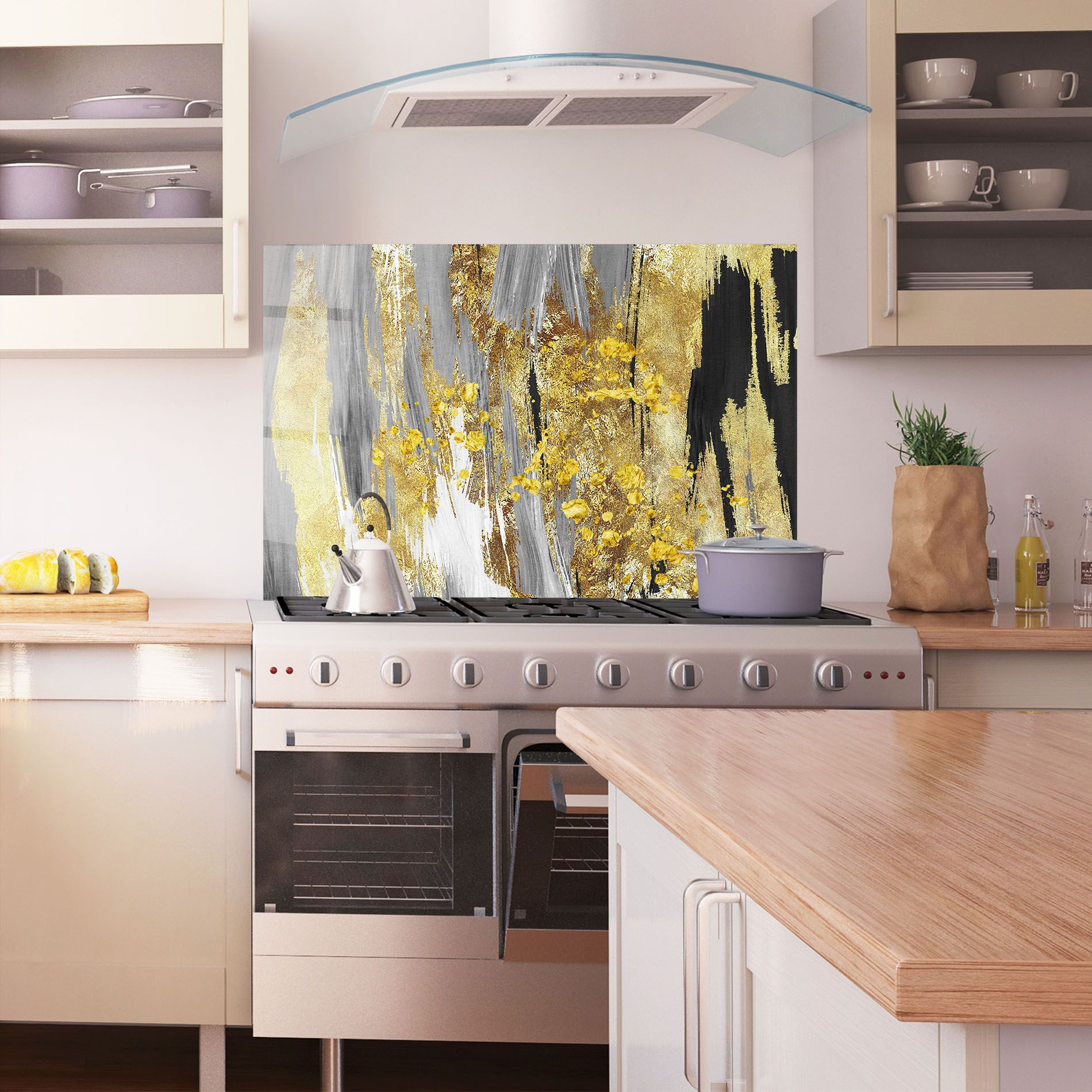 Golden Grfey Lines mockup 1