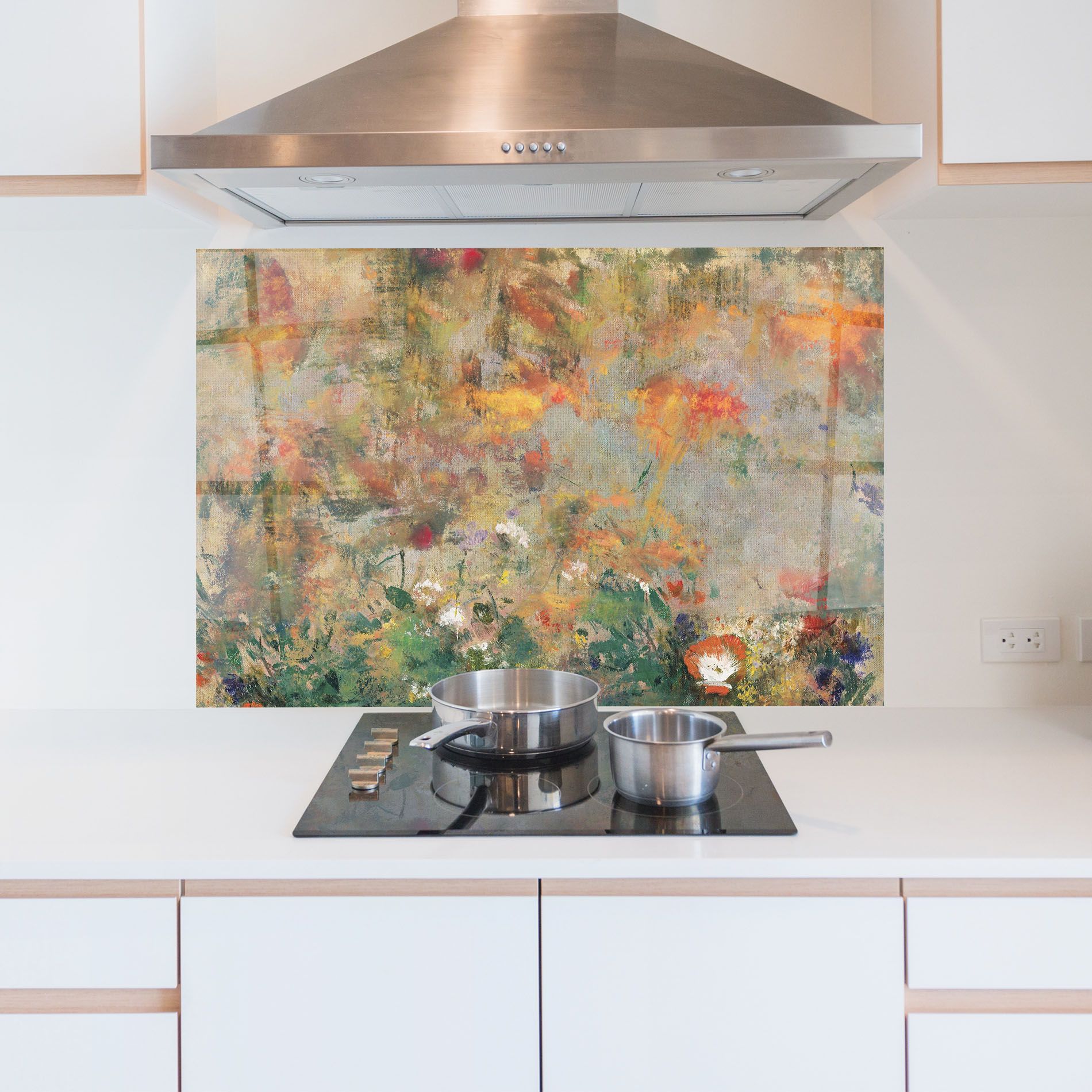 Abstract Flowers mockup 5