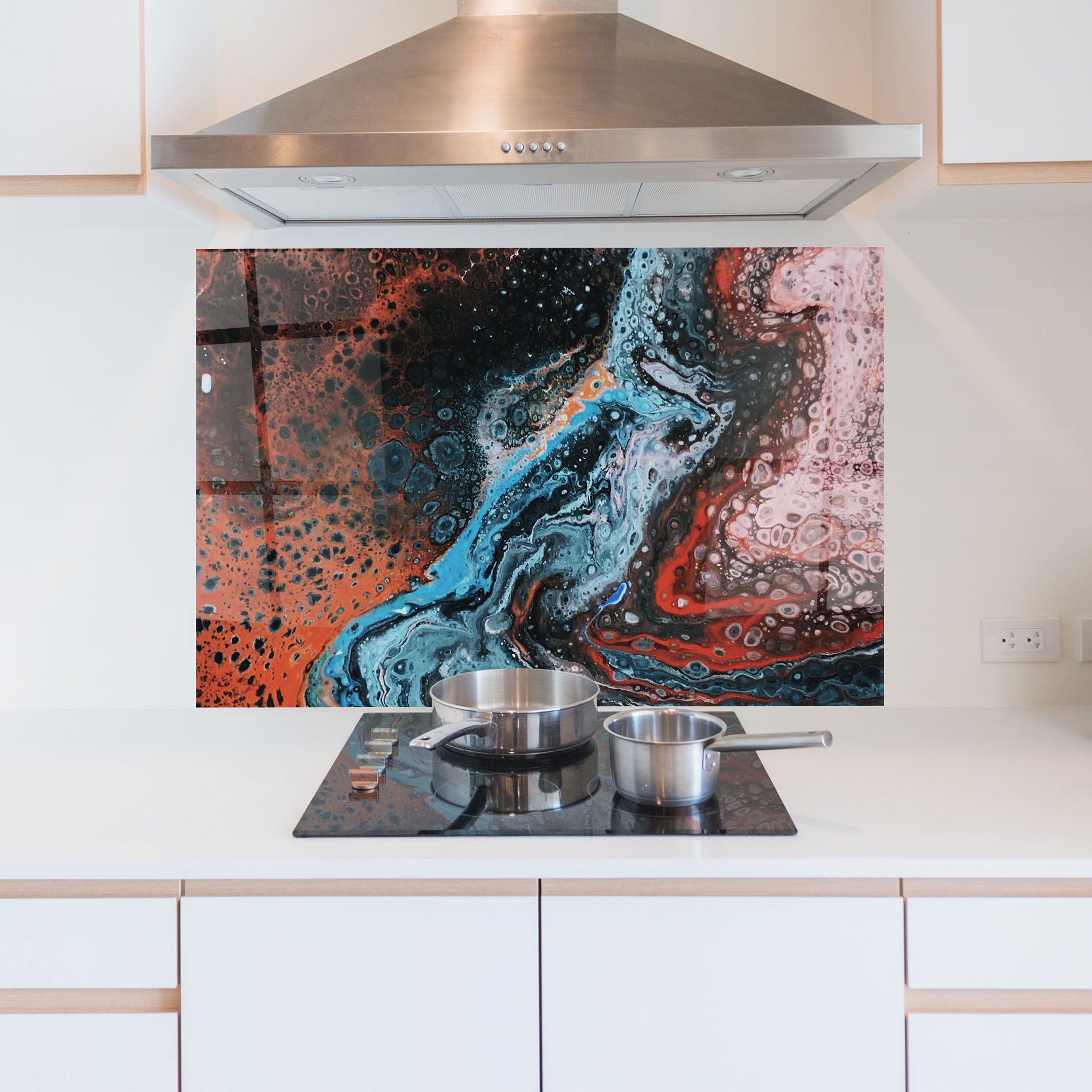 Abstract Turqoise Colors mockup 5