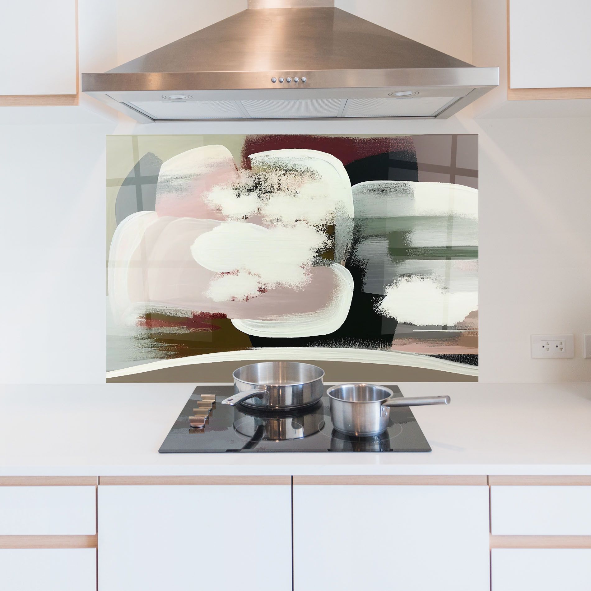 Abstract White Clouds mockup 5