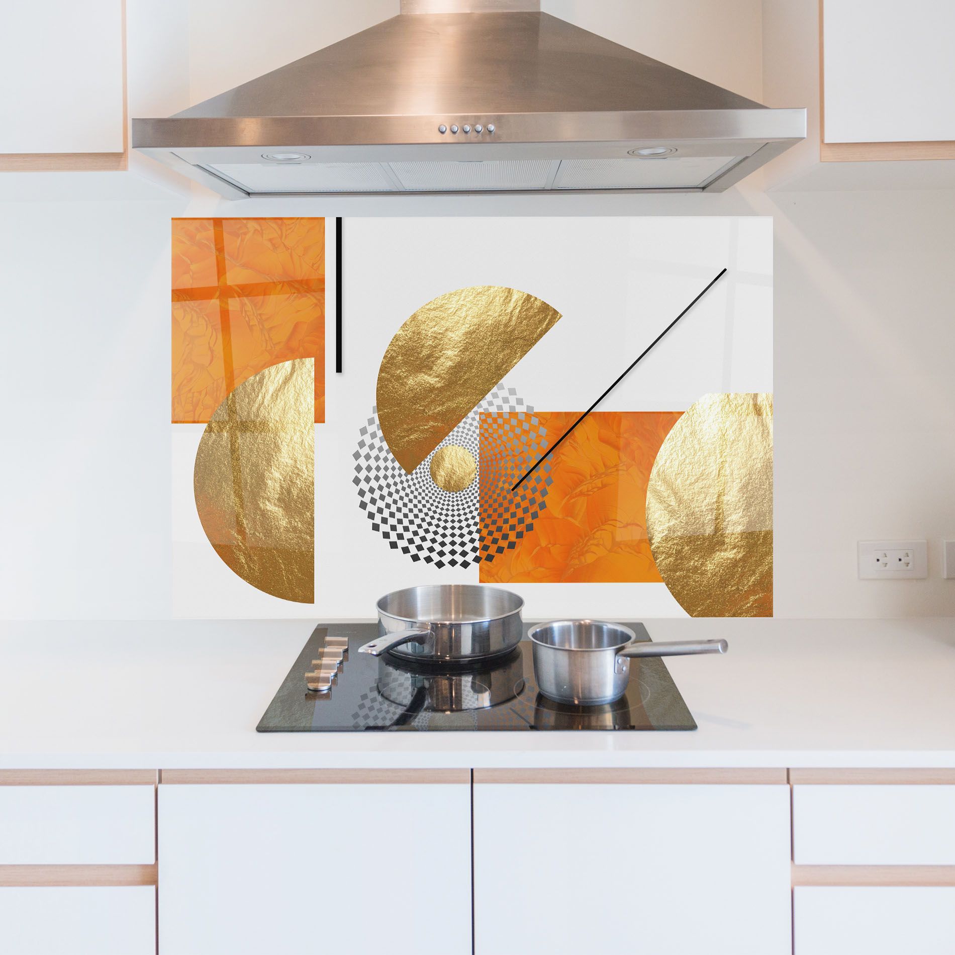 Beautiful Gold Shapes mockup 5