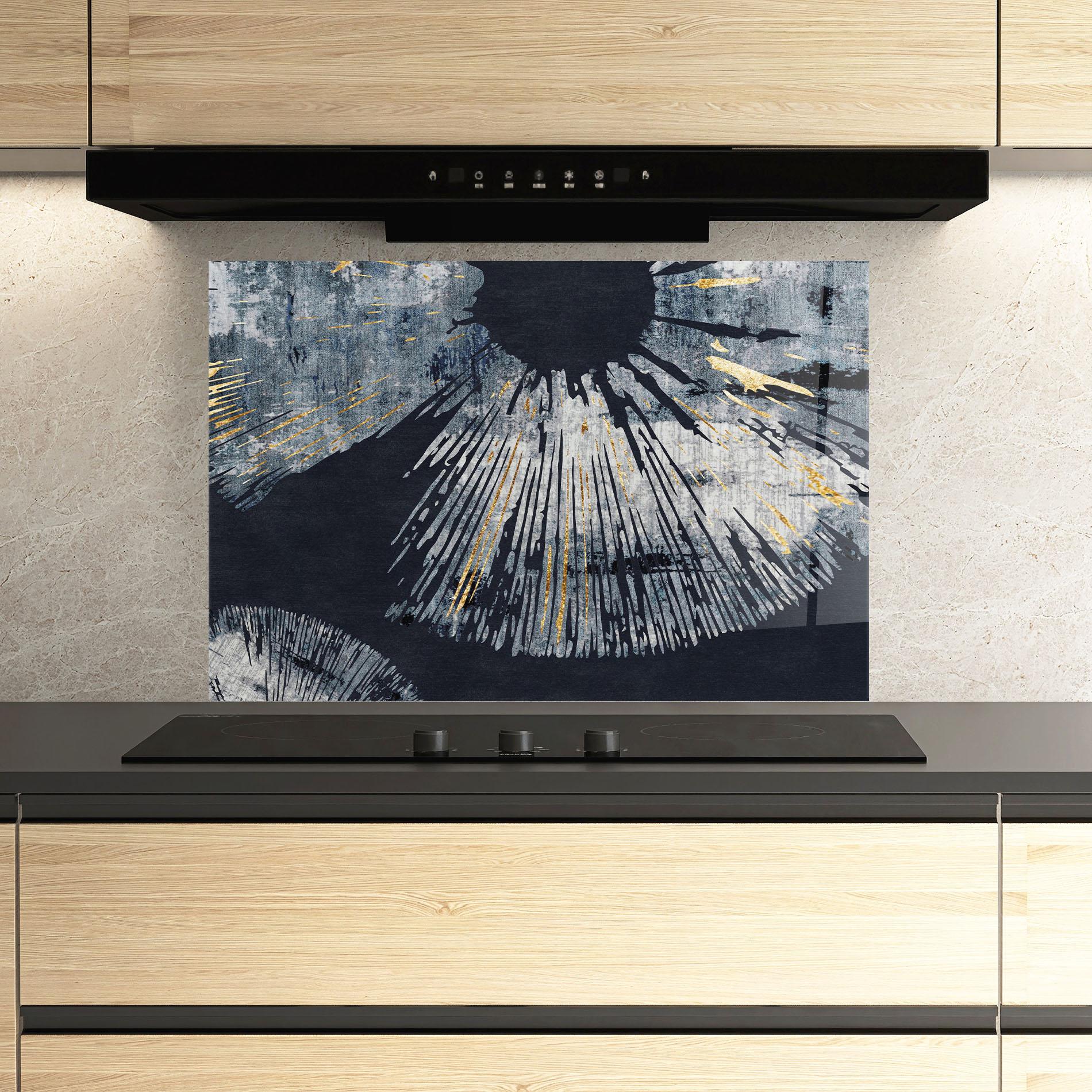 Küchenrückwand Glas Abstract Eye mockup 3