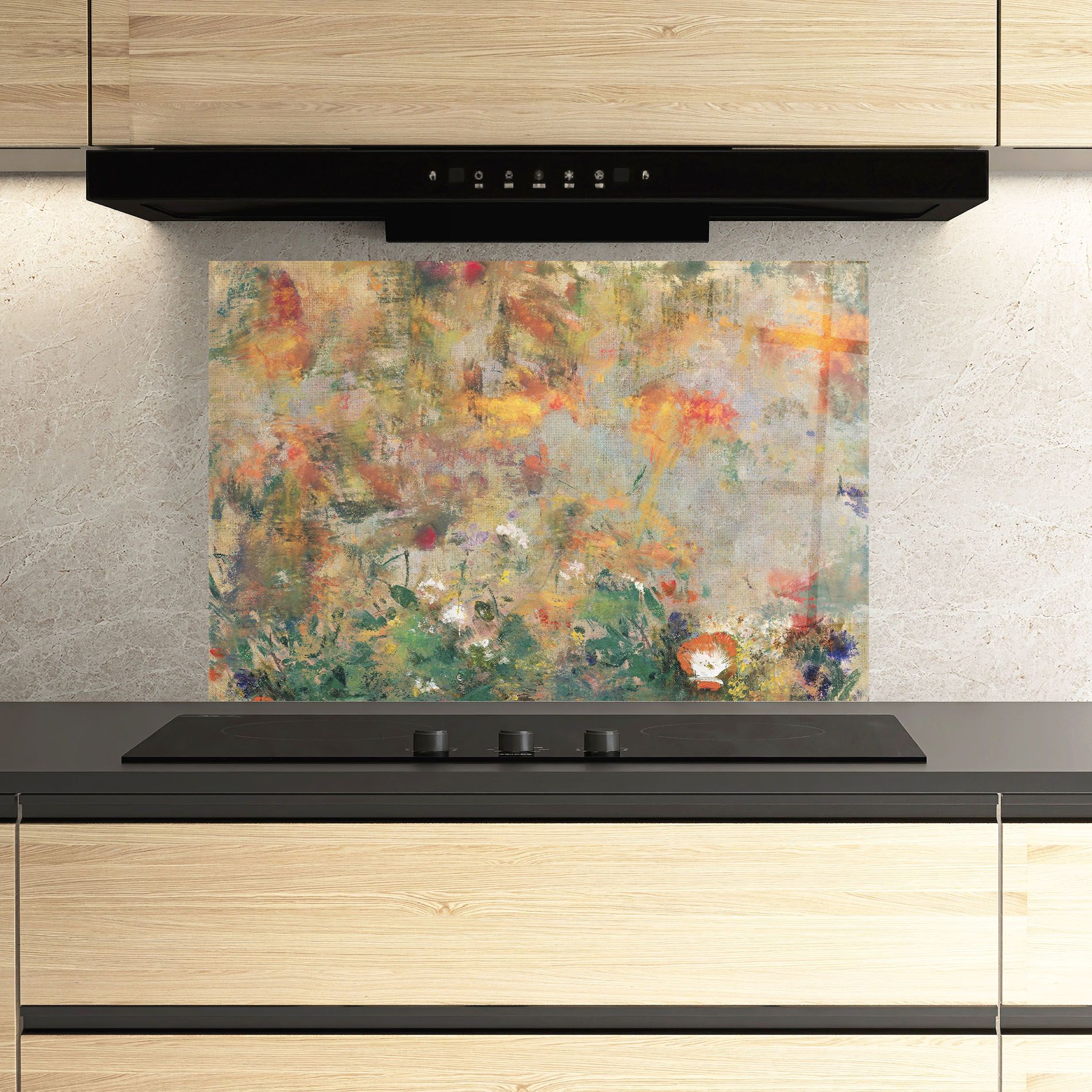 Abstract Flowers mockup 3