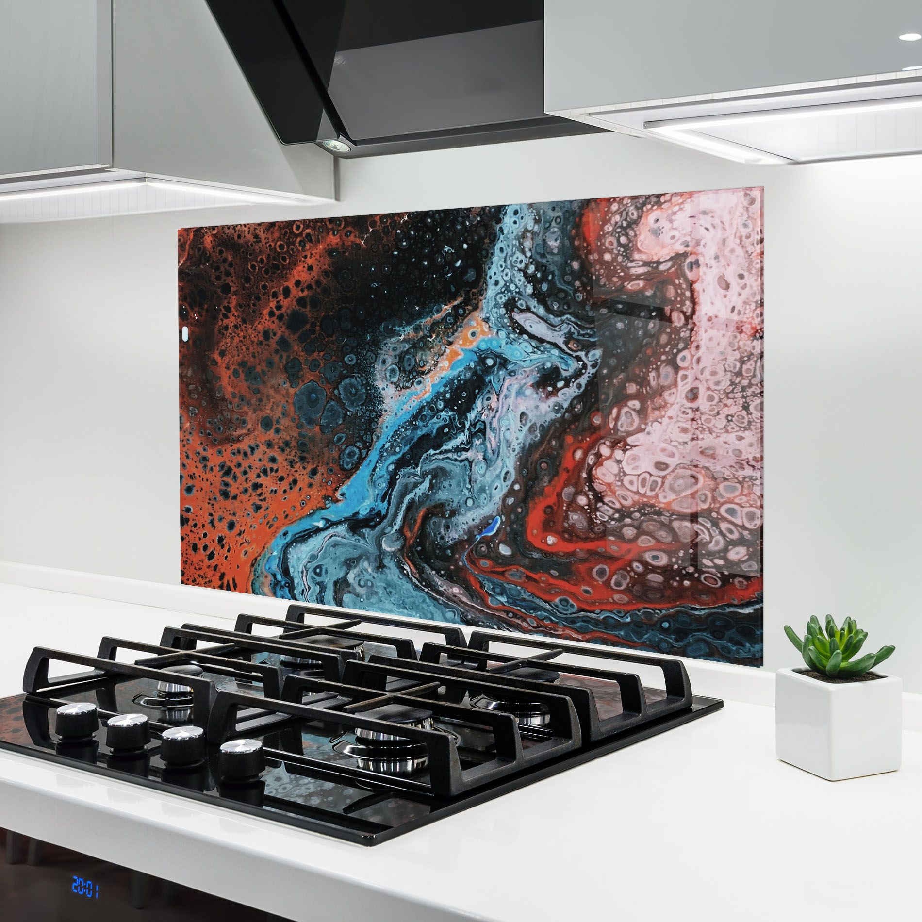 Abstract Turqoise Colors mockup 6