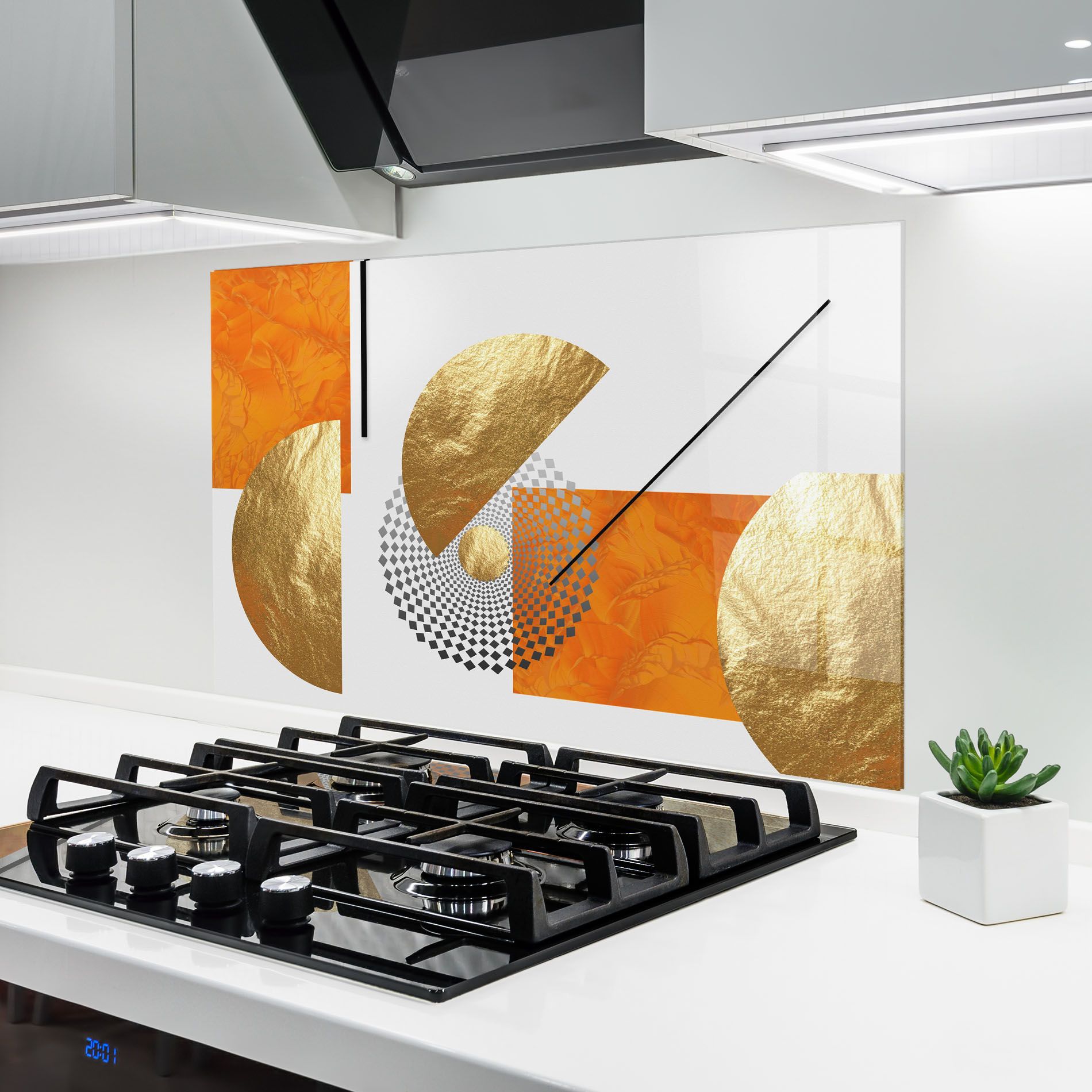 Beautiful Gold Shapes mockup 6