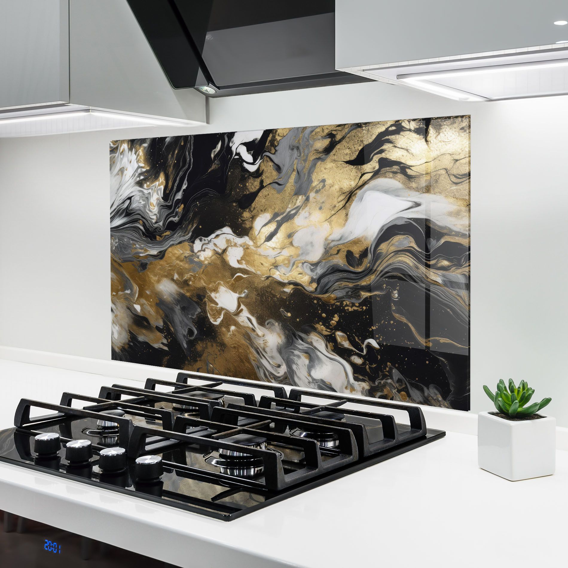 Gold Acrylic Fluid mockup 6