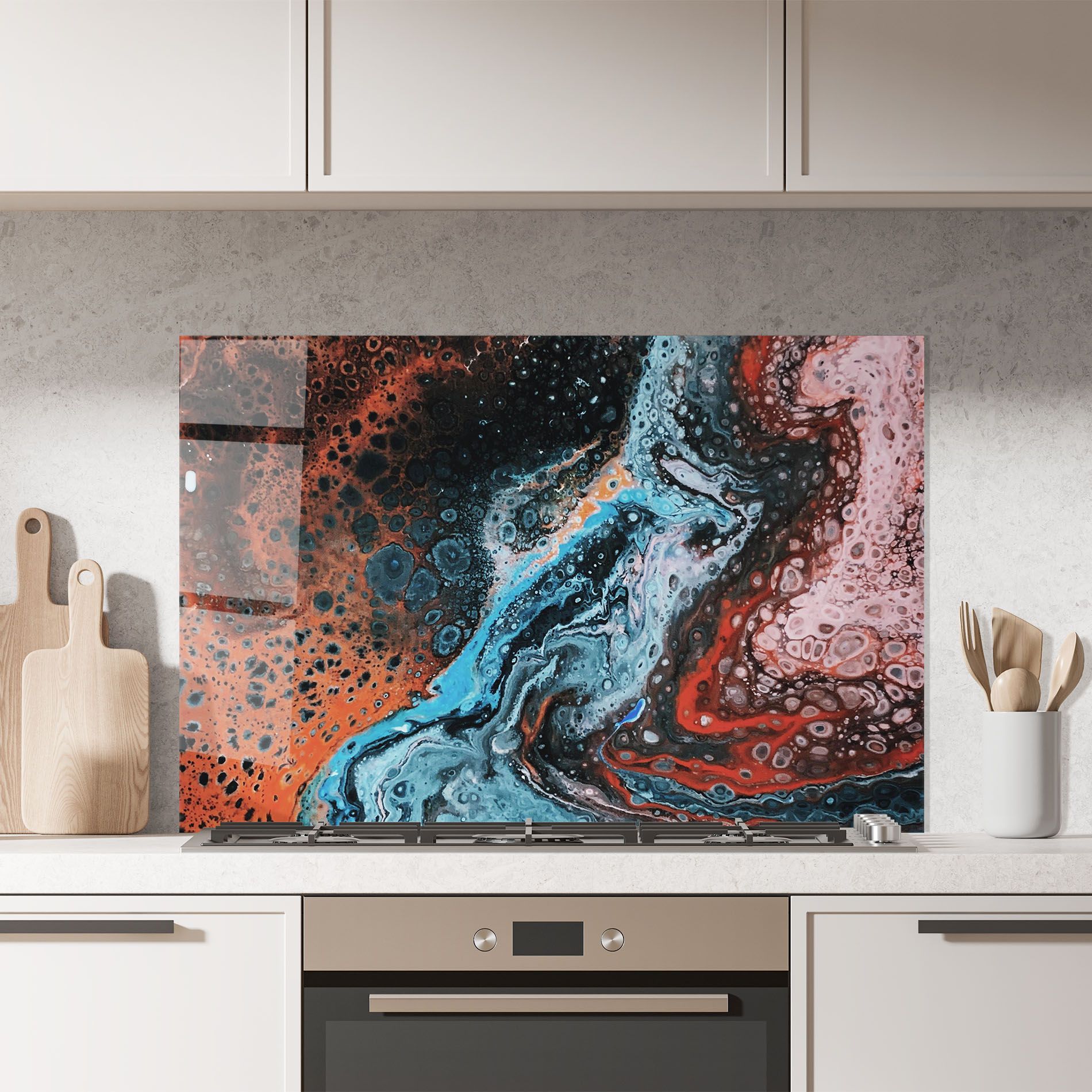 Abstract Turqoise Colors mockup 7