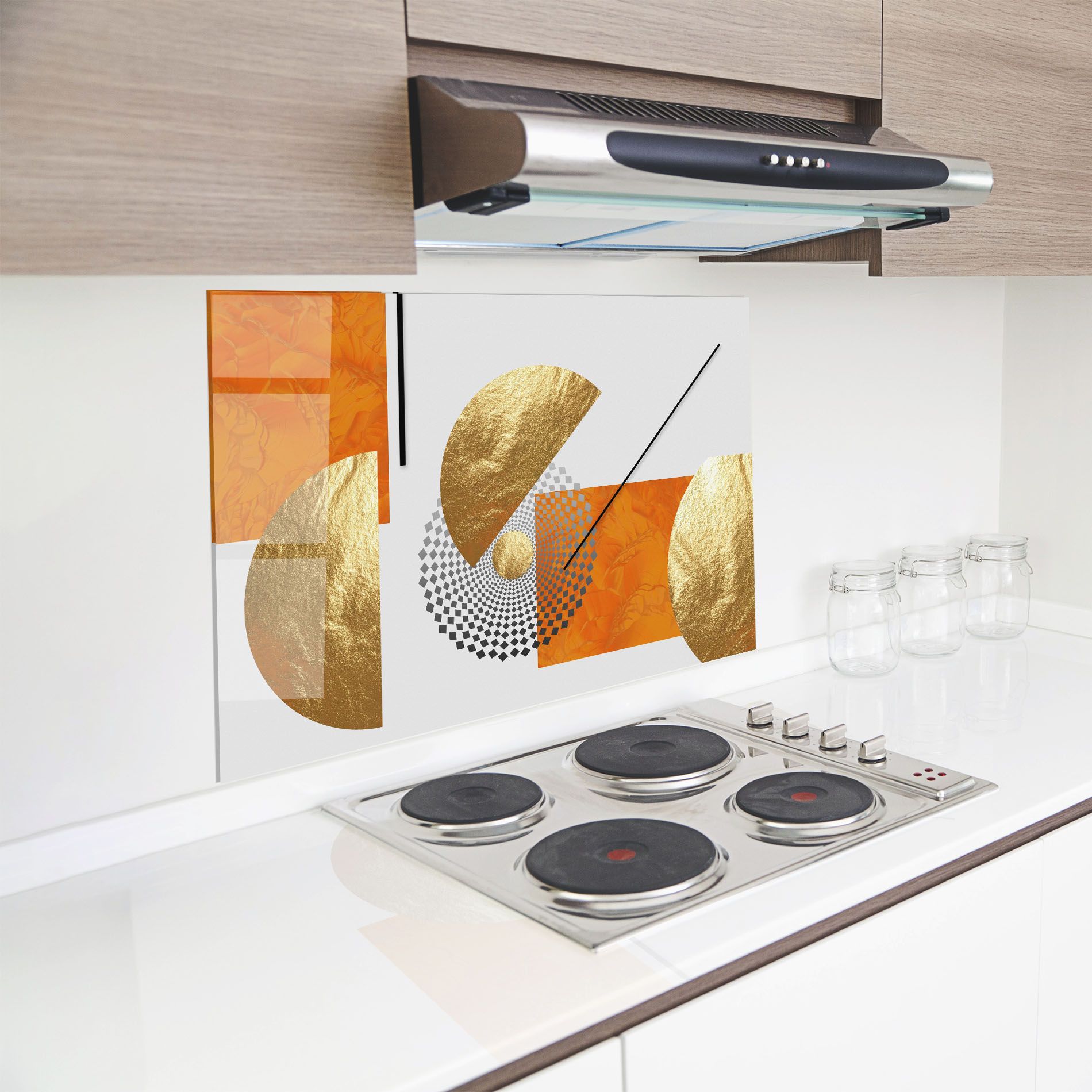 Beautiful Gold Shapes mockup 8