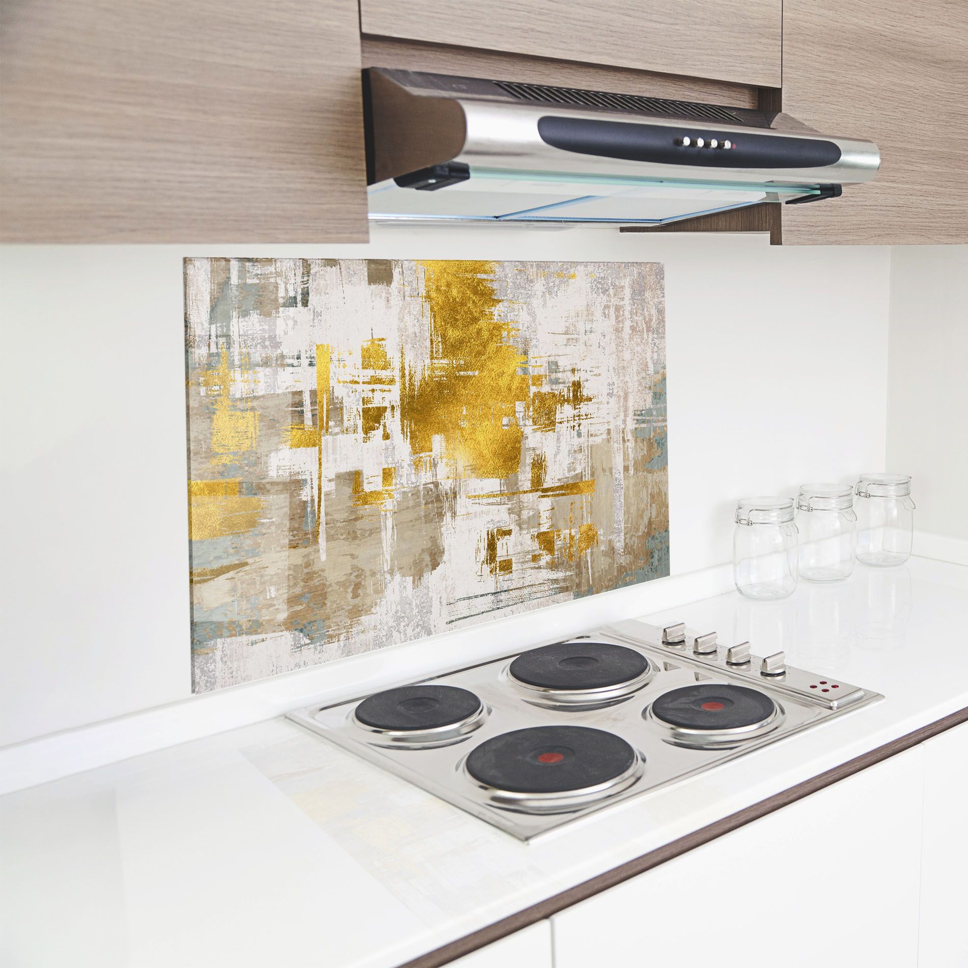 Gold And White Brush mockup 8