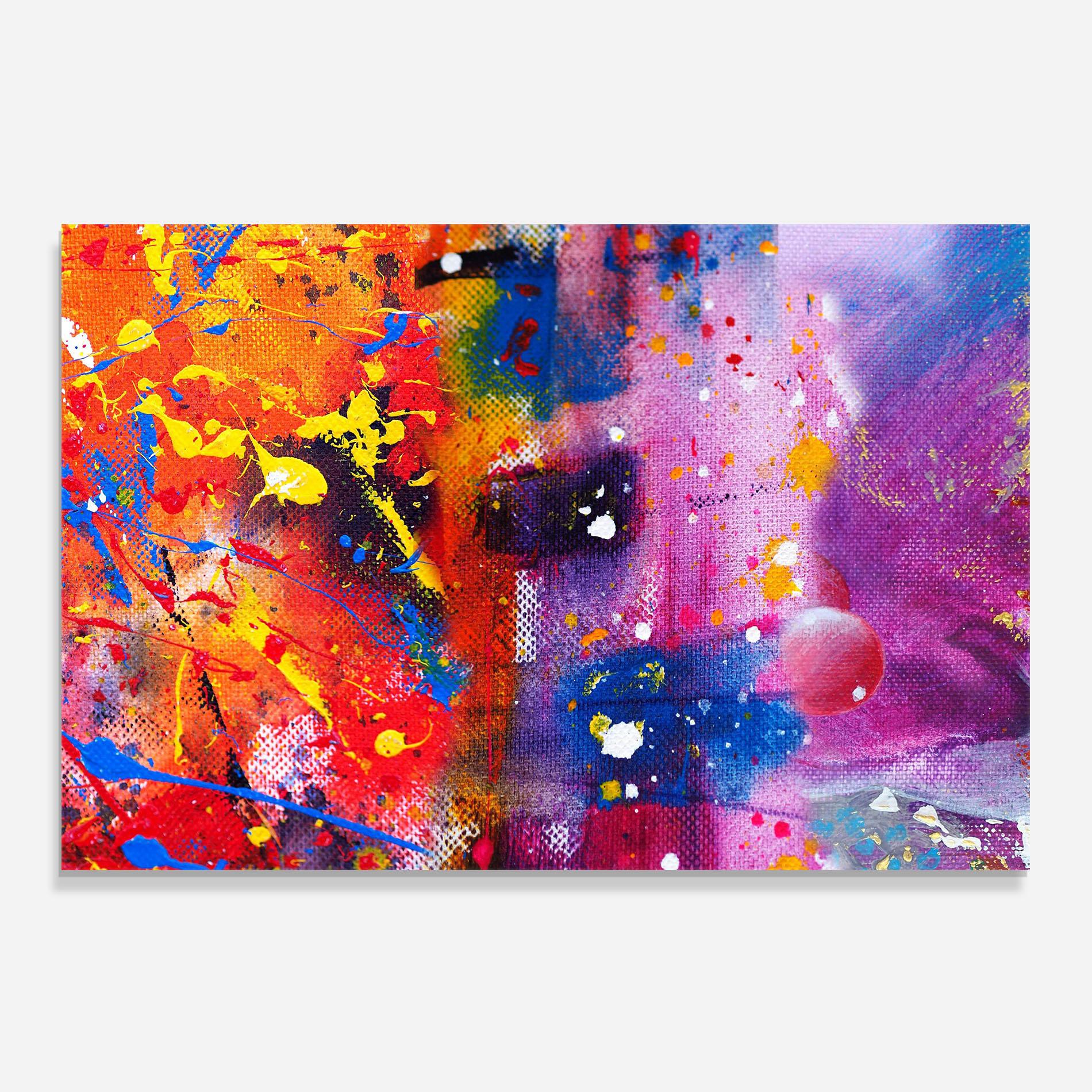 Küchenrückwand Glas Art Panorama mockup 0