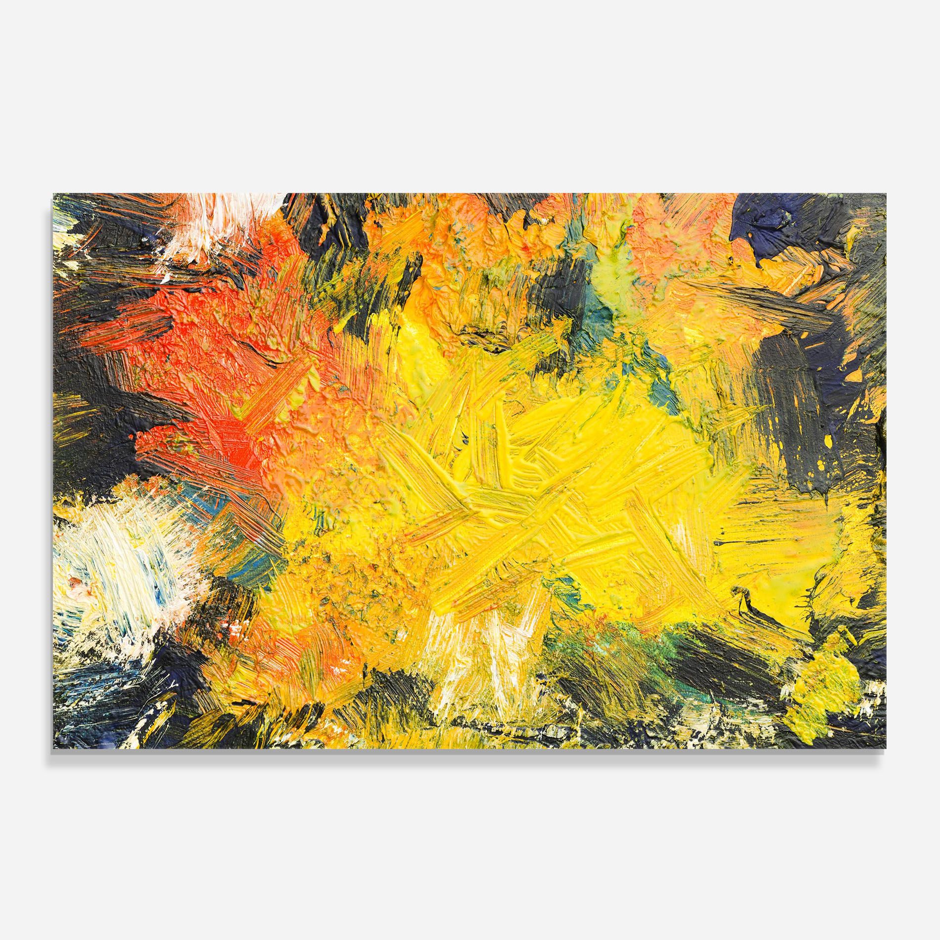 Artistic Yellow Painting mockup 0