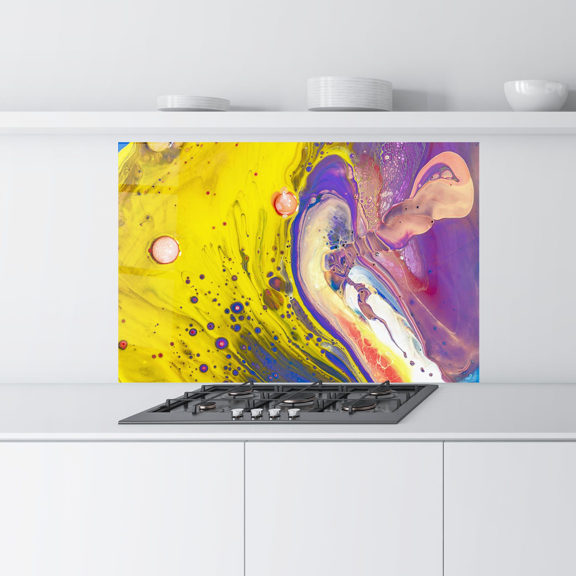 Colorful Liquid Marble mockup 9