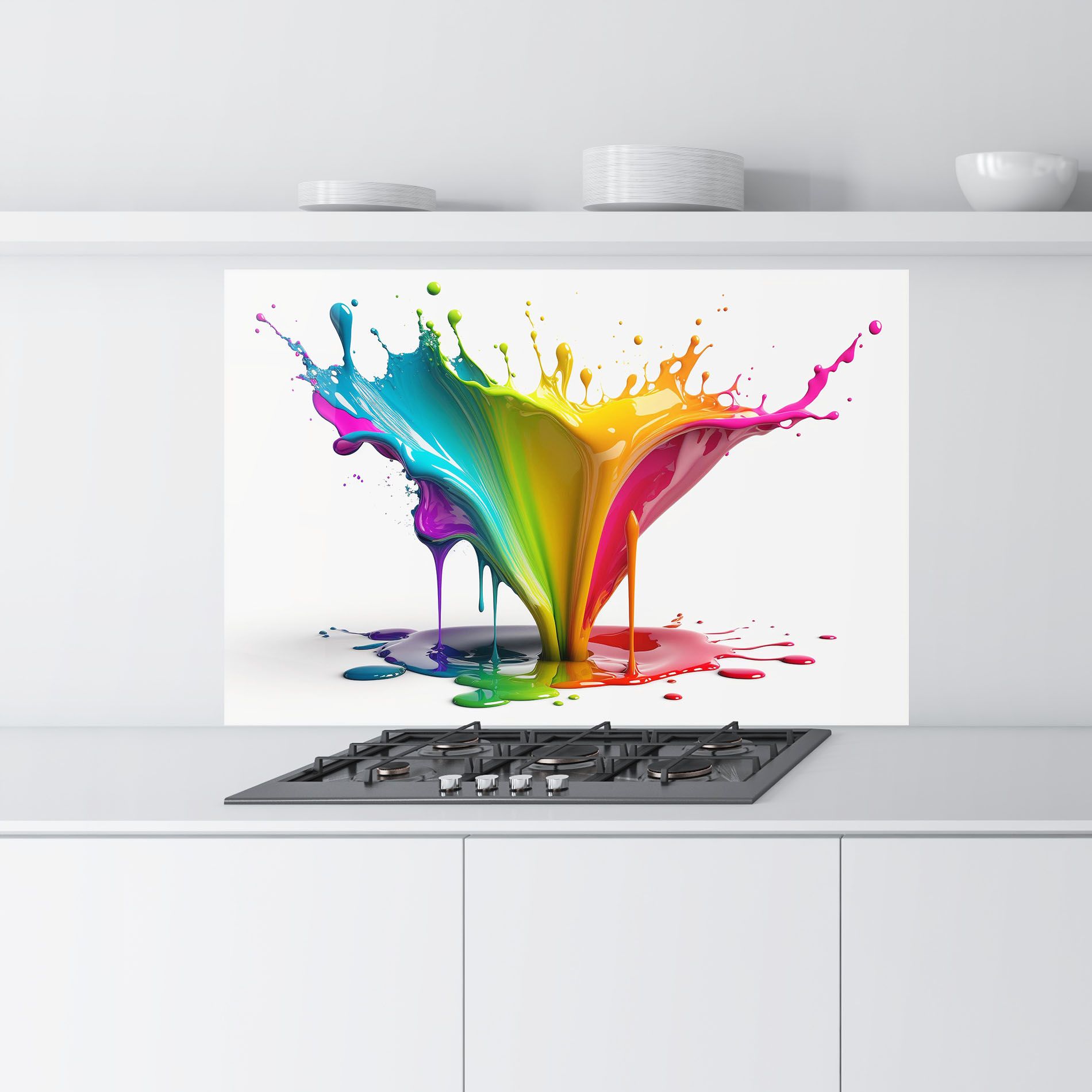 Exploding Yellow Liquid mockup 9