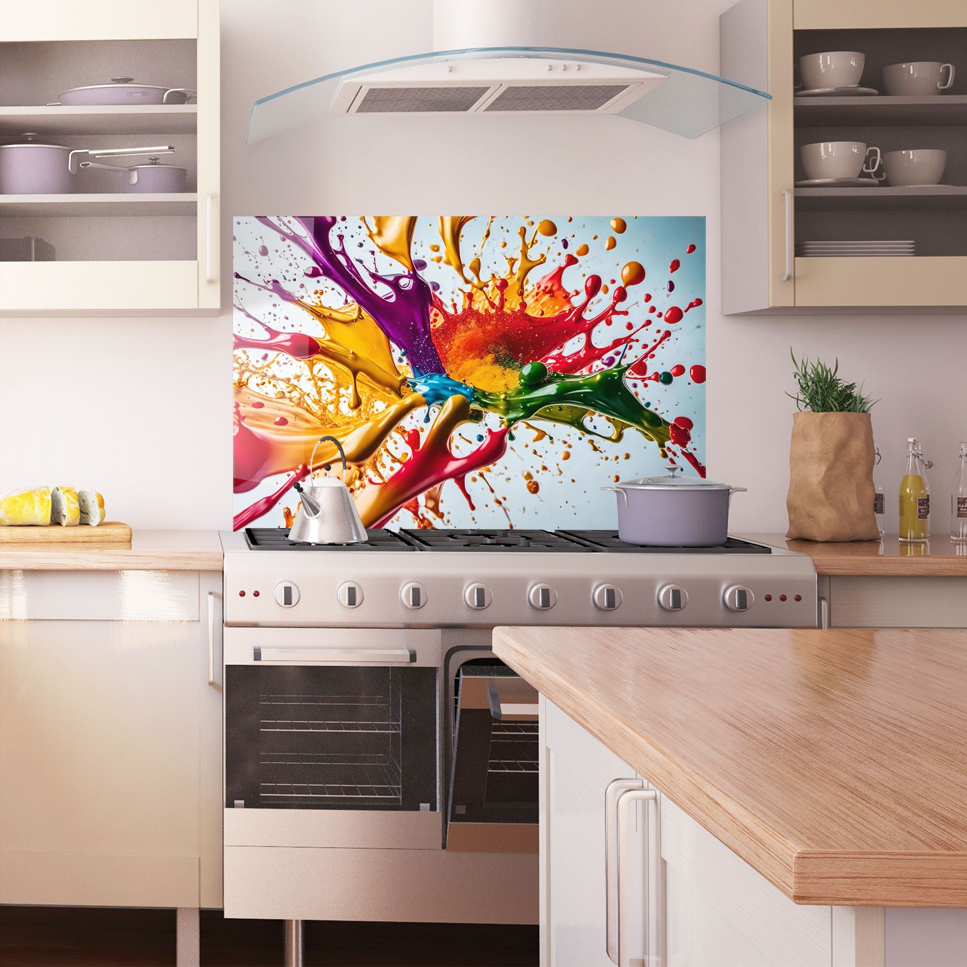 Colorful Yellow Rainbow mockup 1